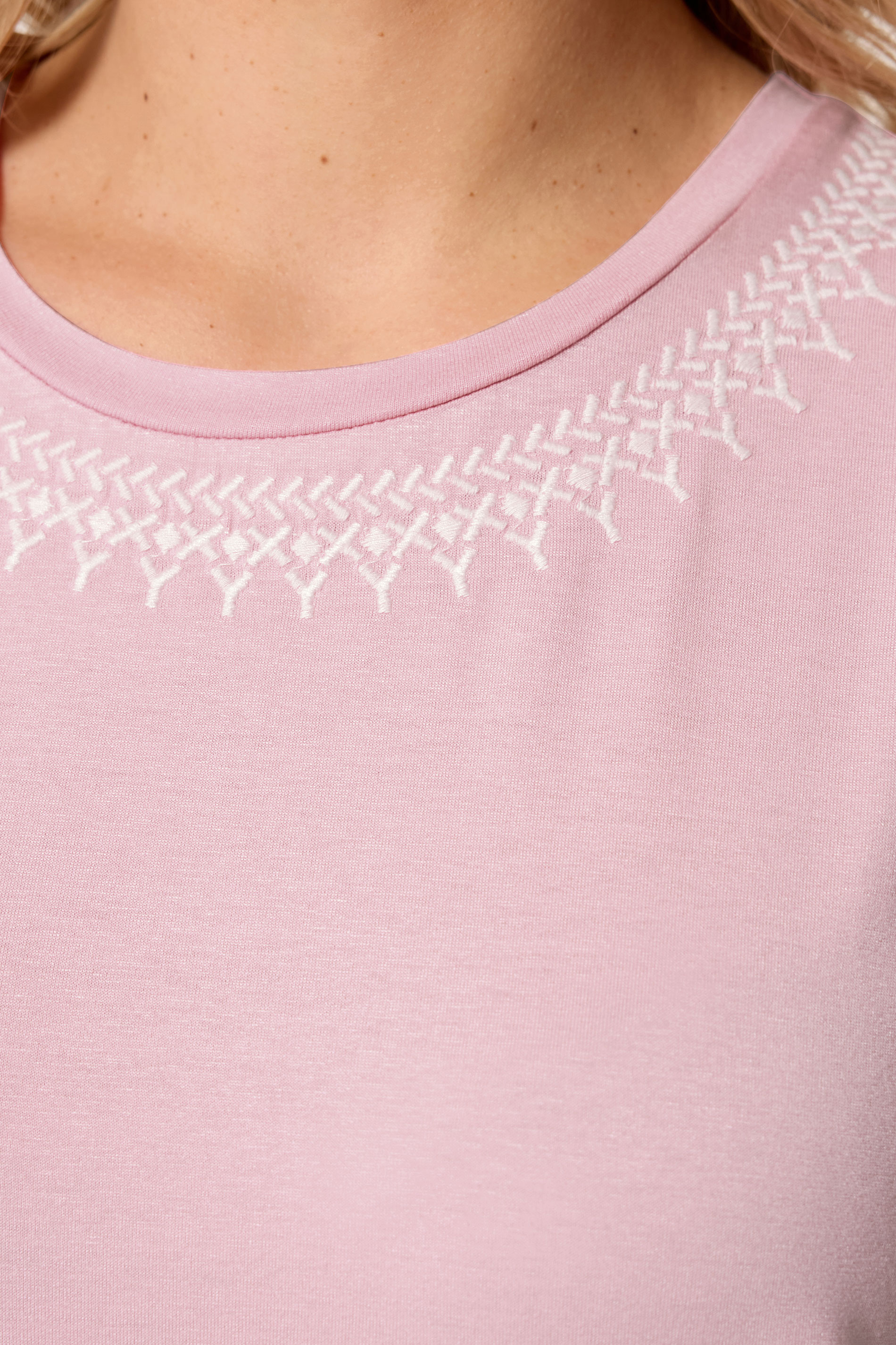 YOURS Plus Size Pink Embroidered Vest Top | Yours Clothing 4