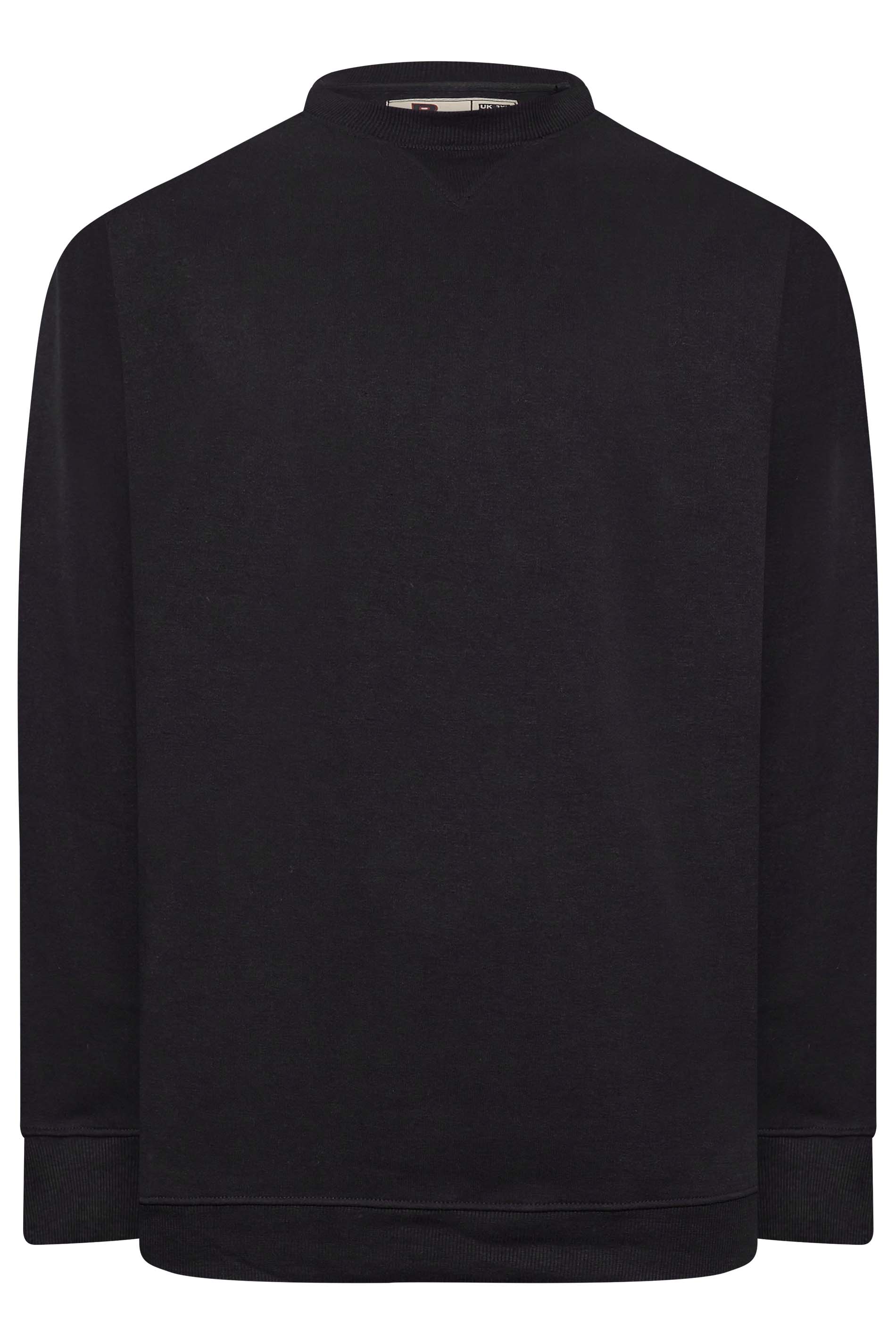 D555 Big & Tall Black Rockford Sweatshirt | BadRhino 3