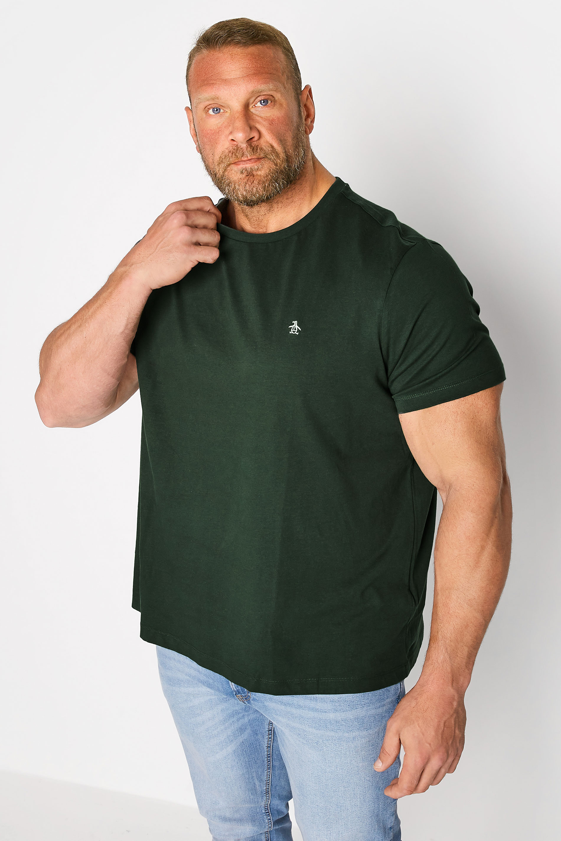 PENGUIN MUNSINGWEAR Big & Tall Green Logo T-Shirt 1