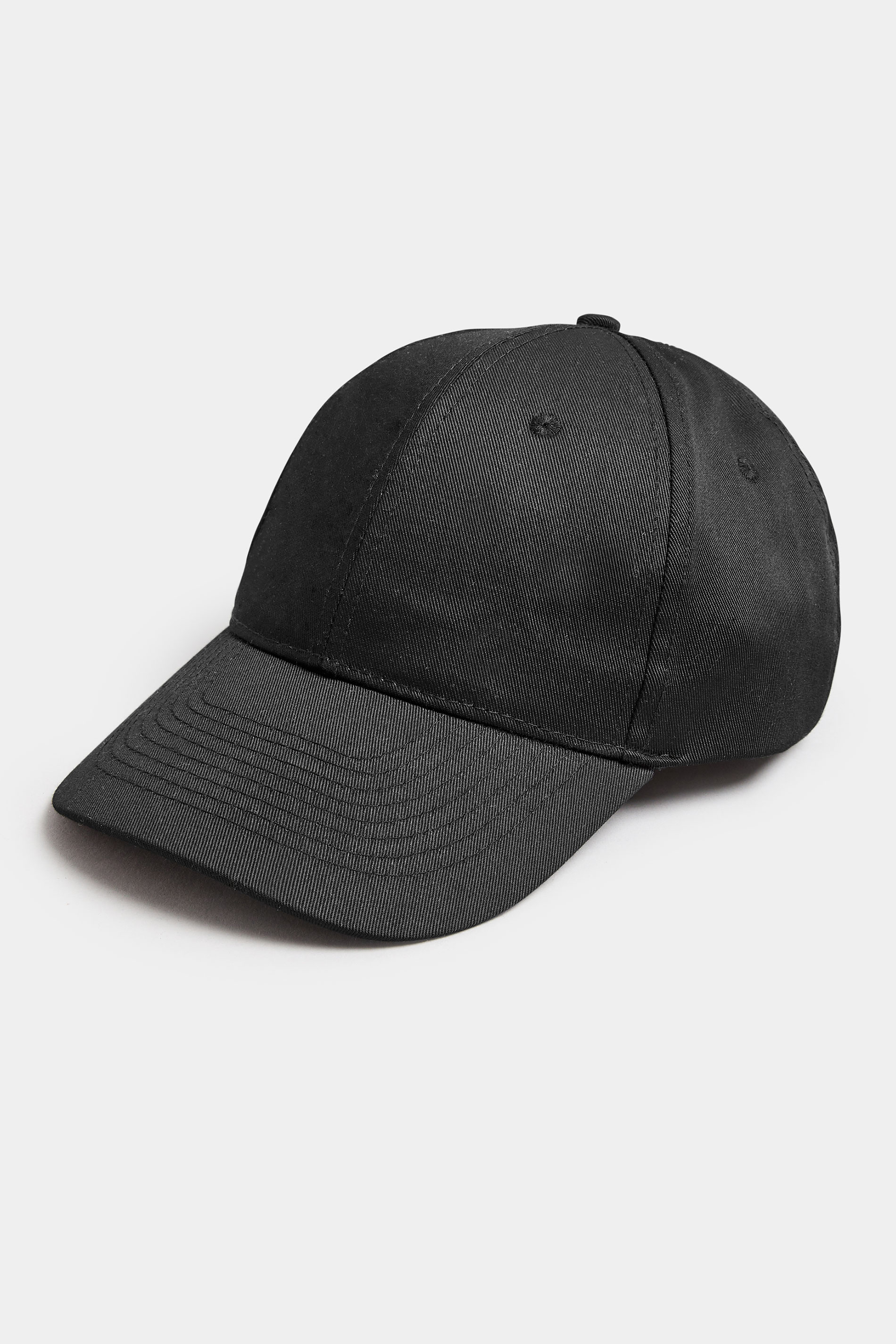Black Baseball Cap | Yours Clothing 2