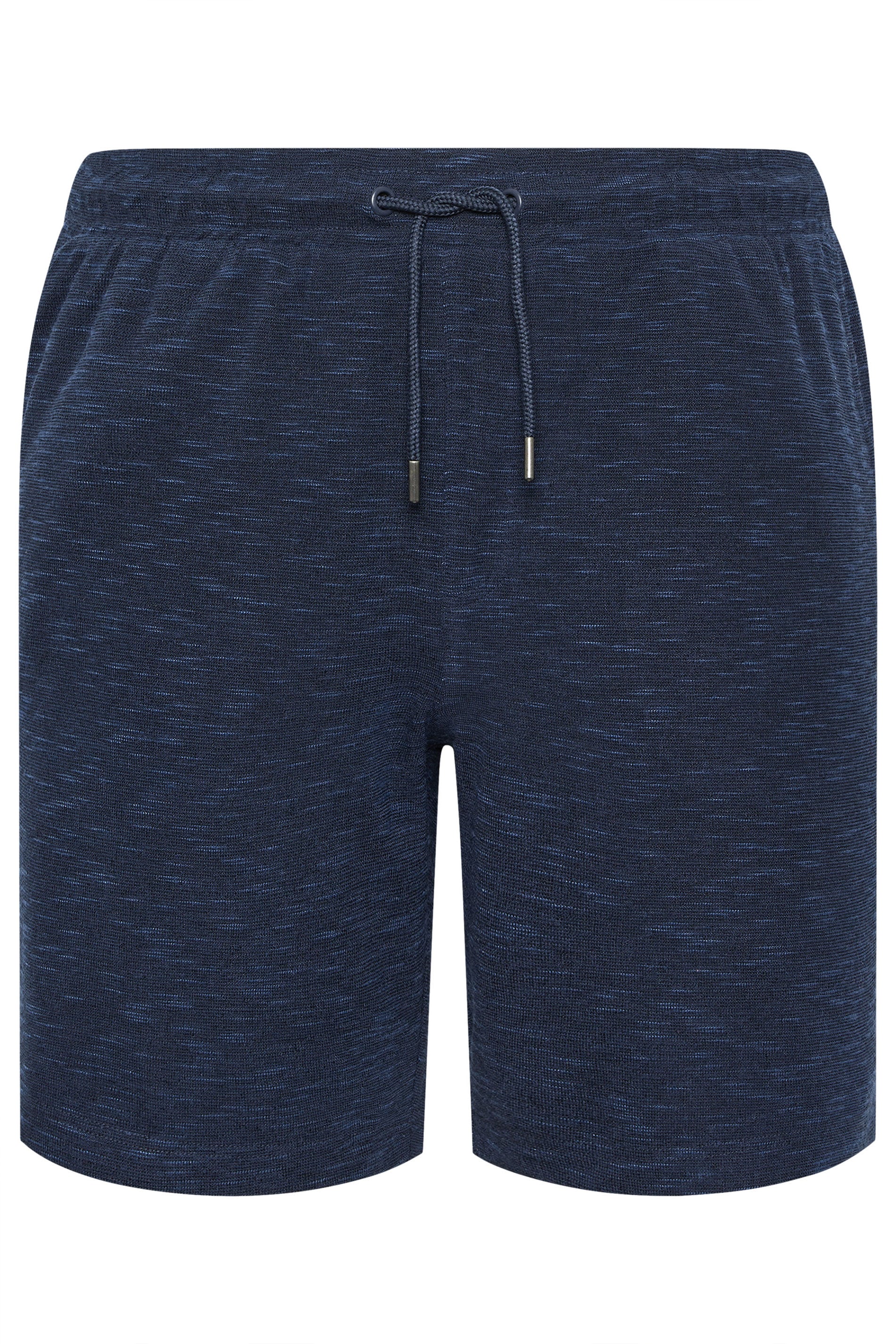 BadRhino Big & Tall Navy Blue Slub Shorts | BadRhino 5
