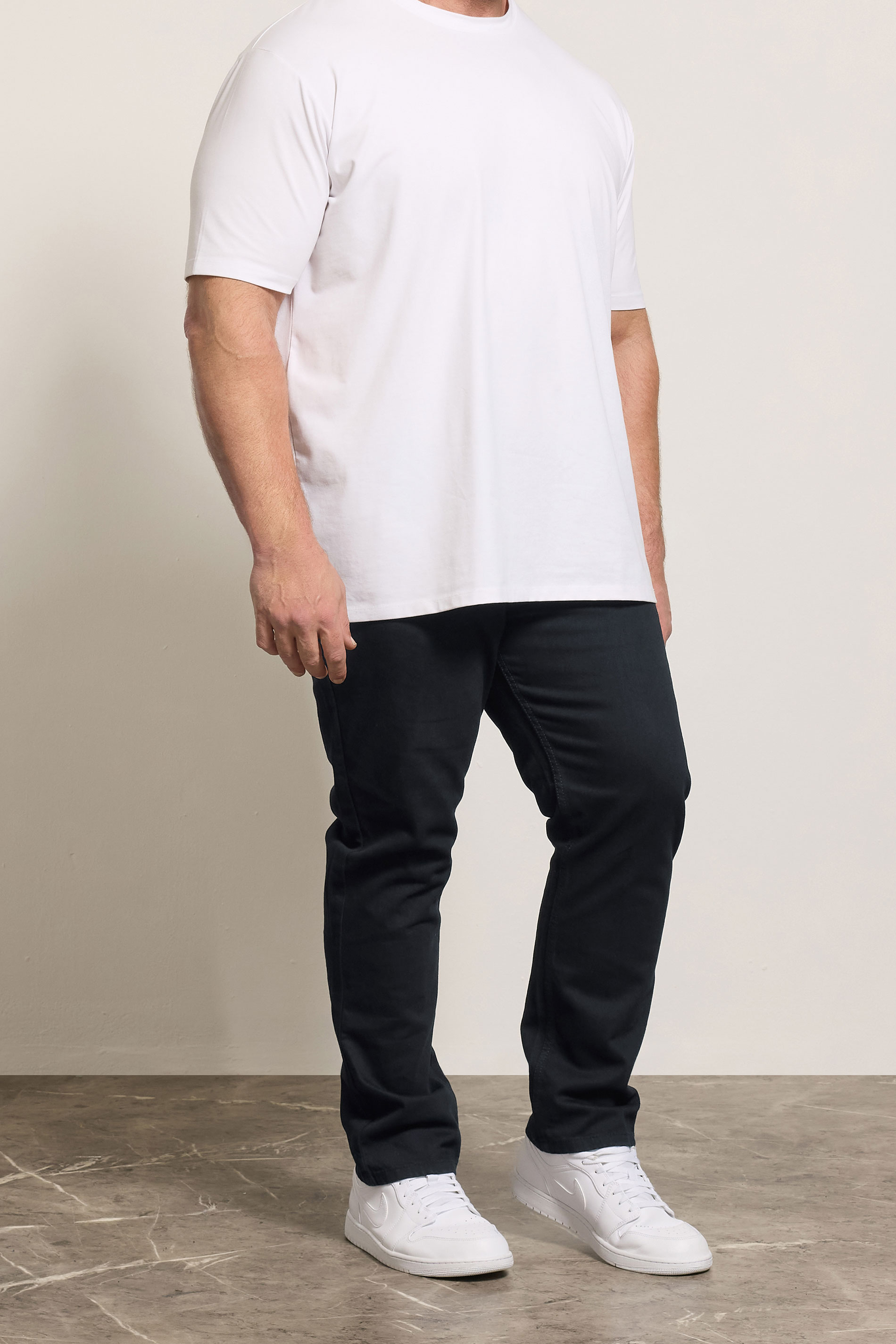 KAM Black KBS 150 Straight Leg Jeans | BadRhino 3