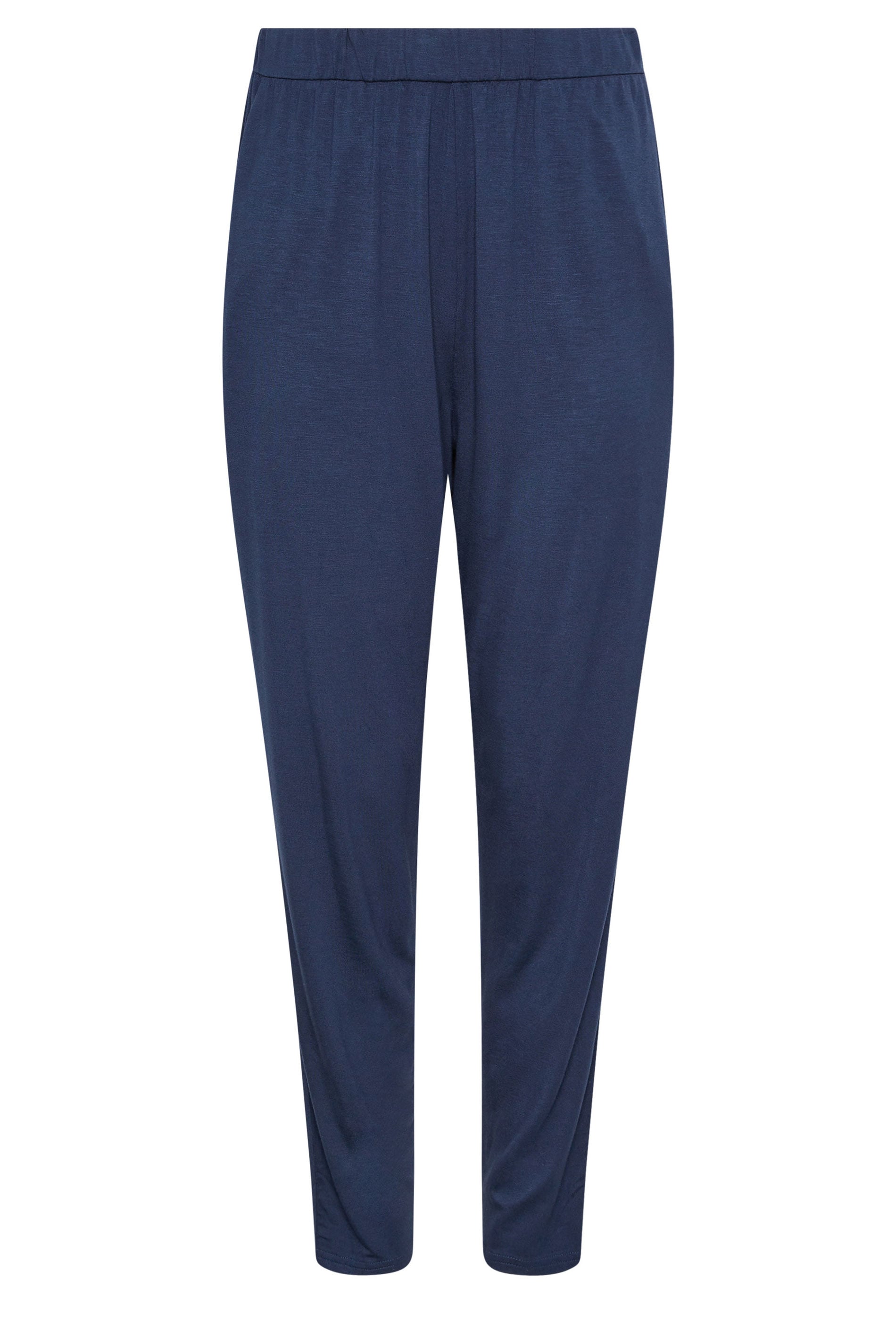M&Co Navy Blue Hareem Trousers | M&Co 5