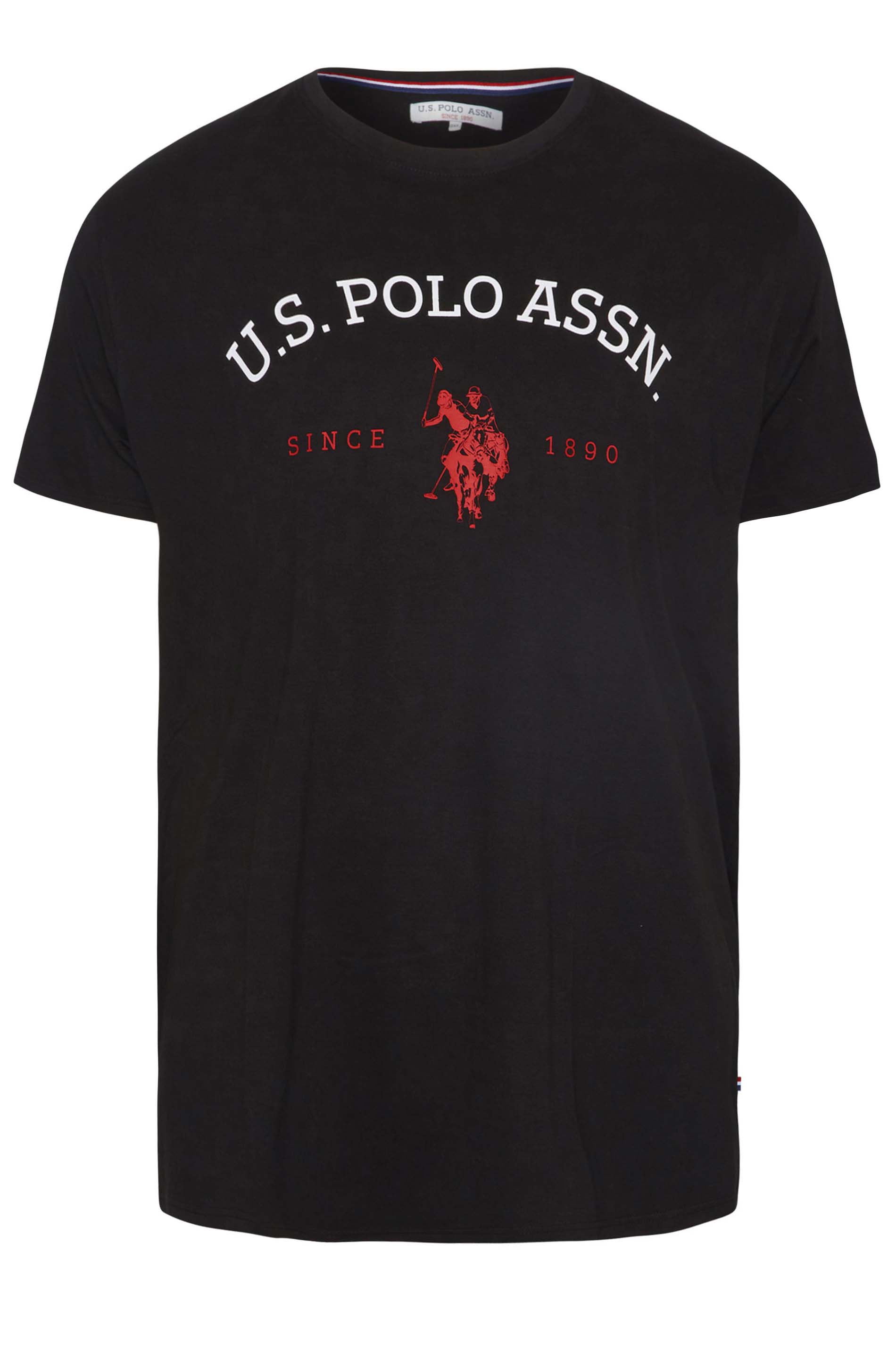 U.S. POLO ASSN. Black Graphic Logo T-Shirt | BadRhino 3