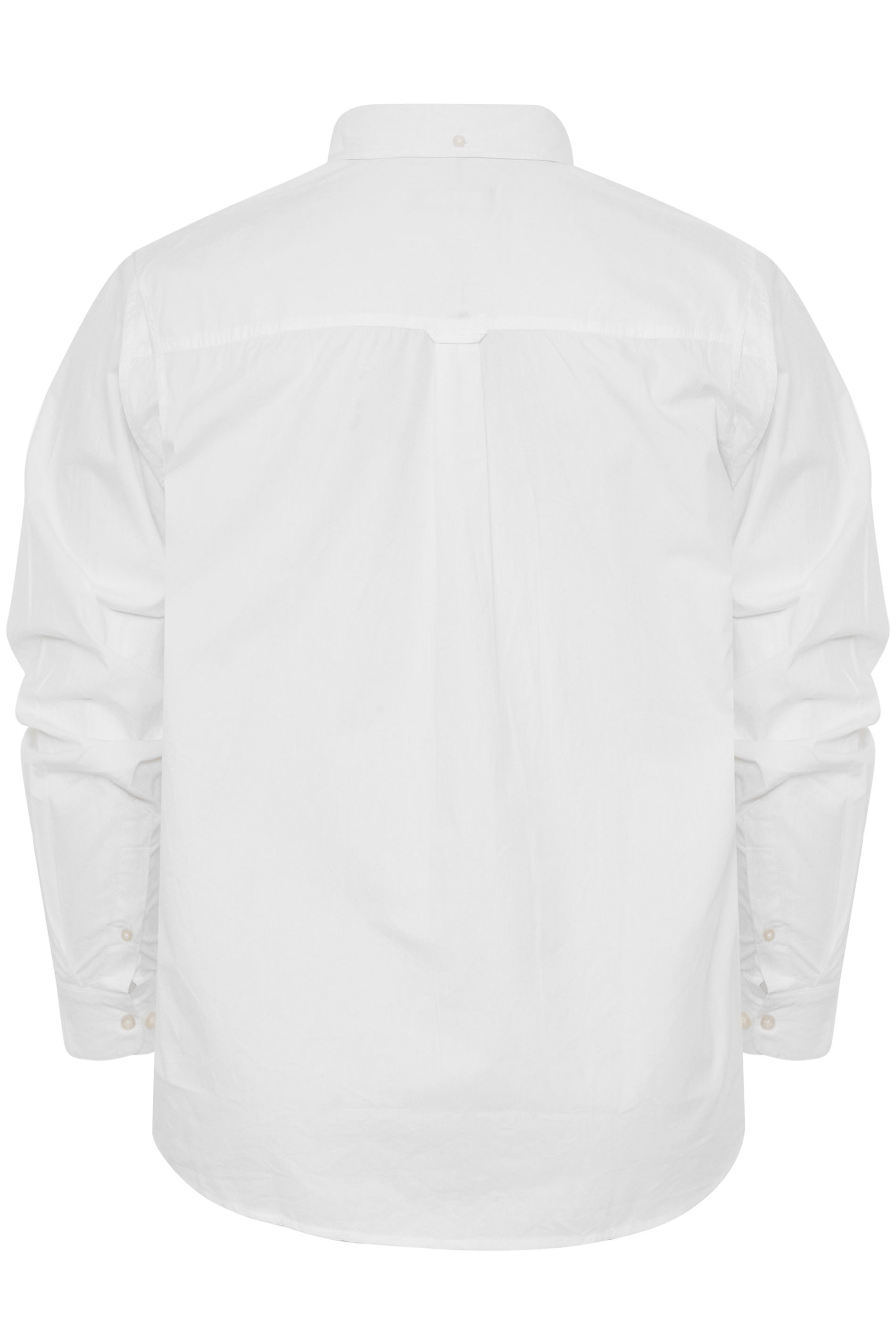 BadRhino White Cotton Poplin Long Sleeve Shirt | BadRhino 3