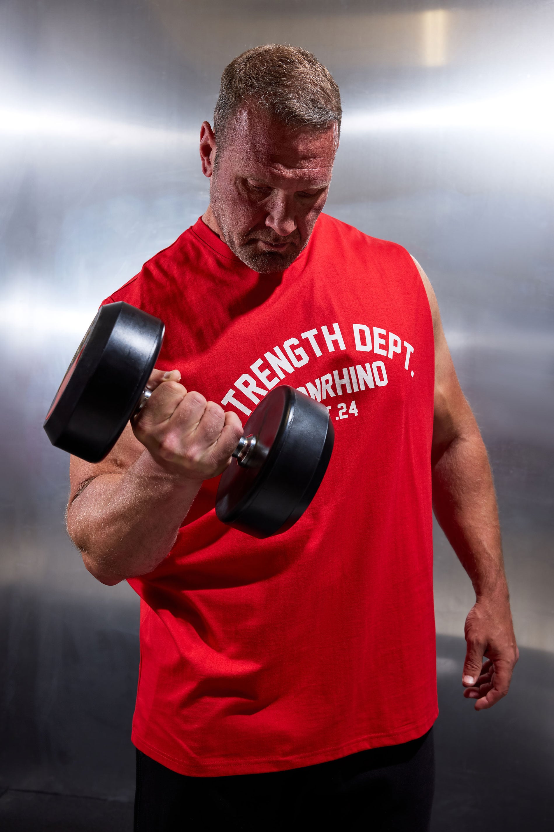 IronRhino Big & Tall Samba Red Strength Dept Vest | BadRhino 3