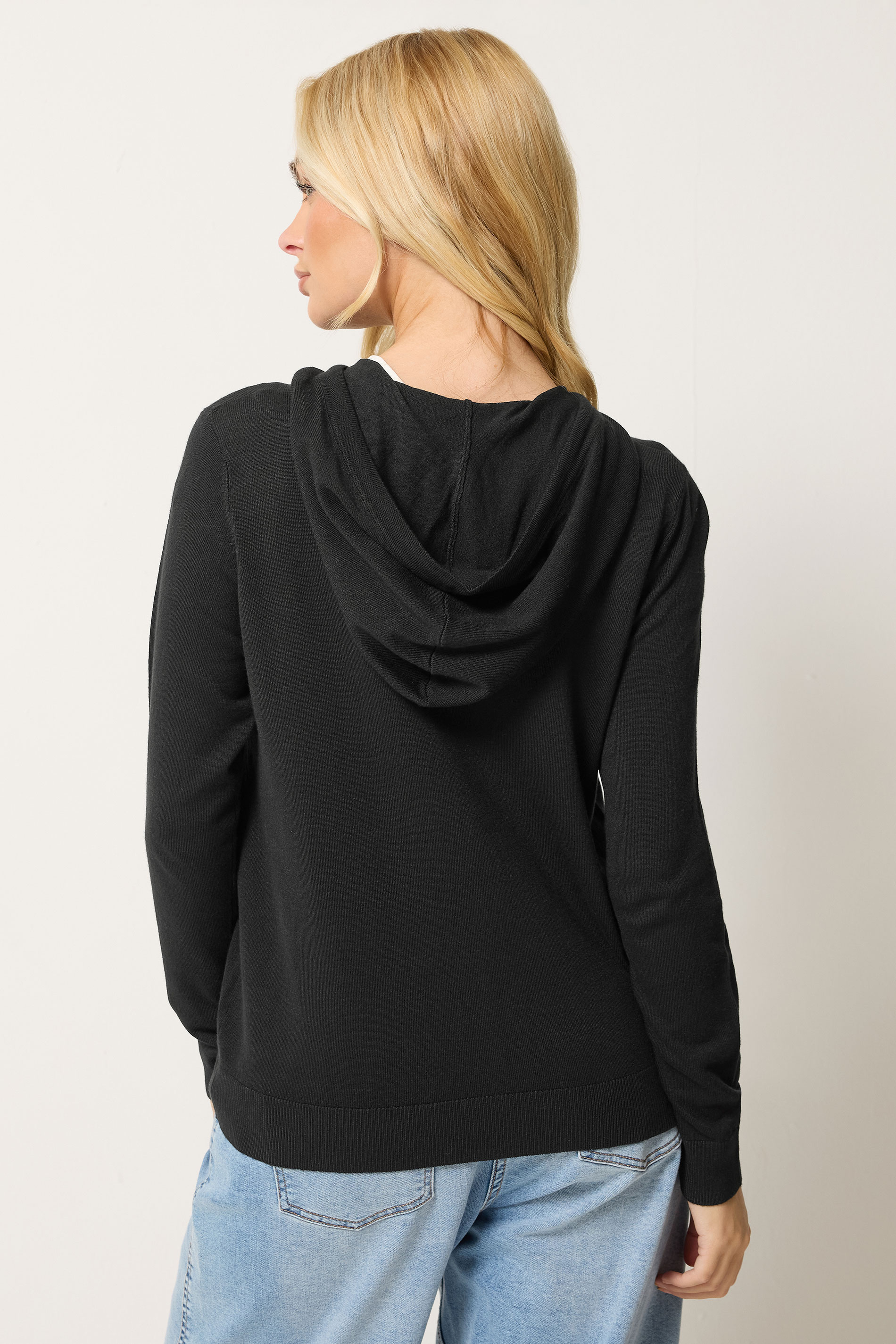 M&Co Black Knitted Hoodie | M&Co 2
