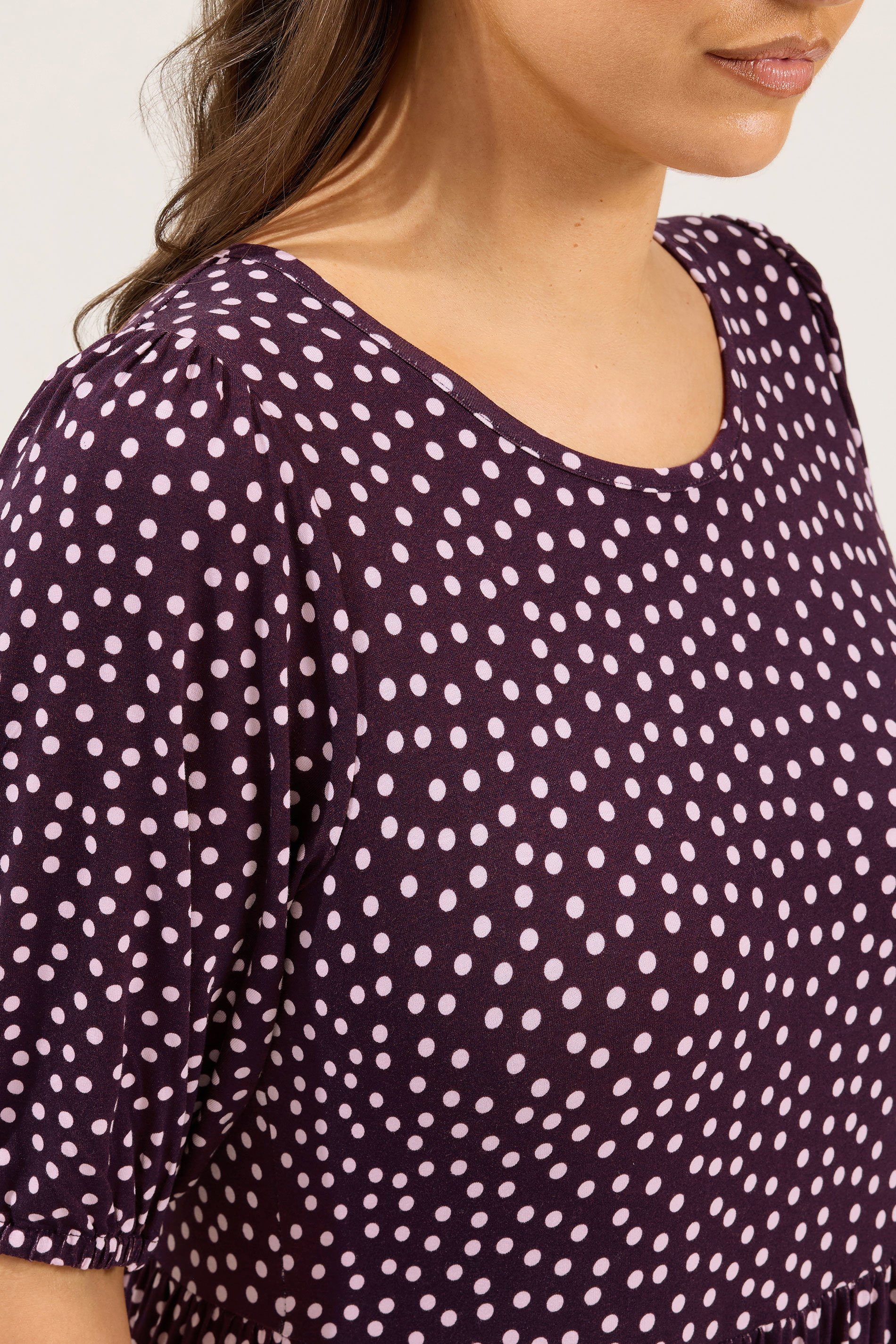 YOURS Plus Size Polka Dot Maxi Dress | Yours Clothing 4