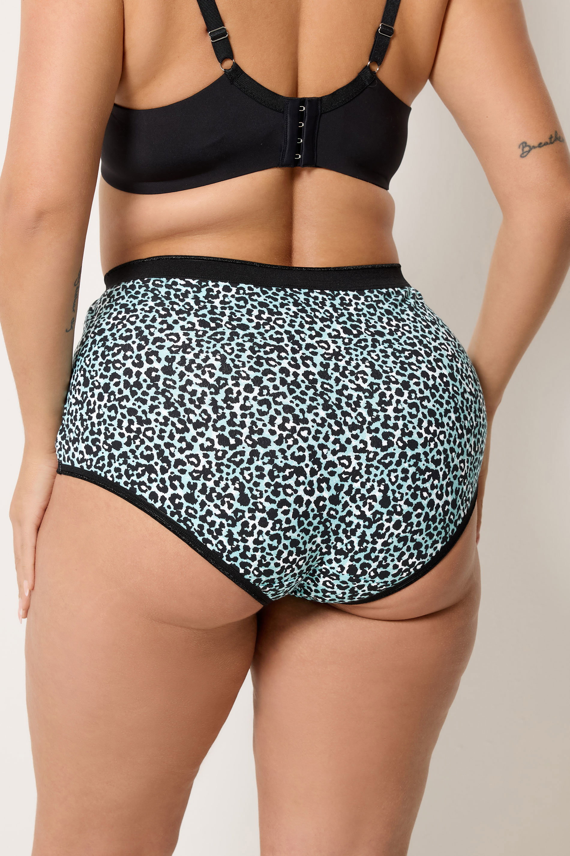 YOURSET 5 PACK Plus Size Blue Animal Star Full Briefs | Yours Clothing 4
