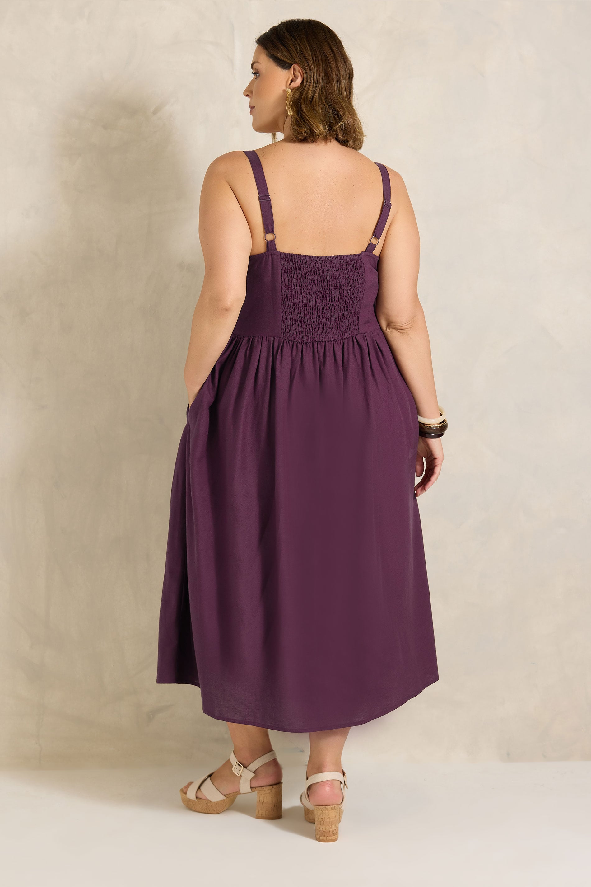 EVANS Plus Size Purple Cornelli Maxi Dress | Evans 2