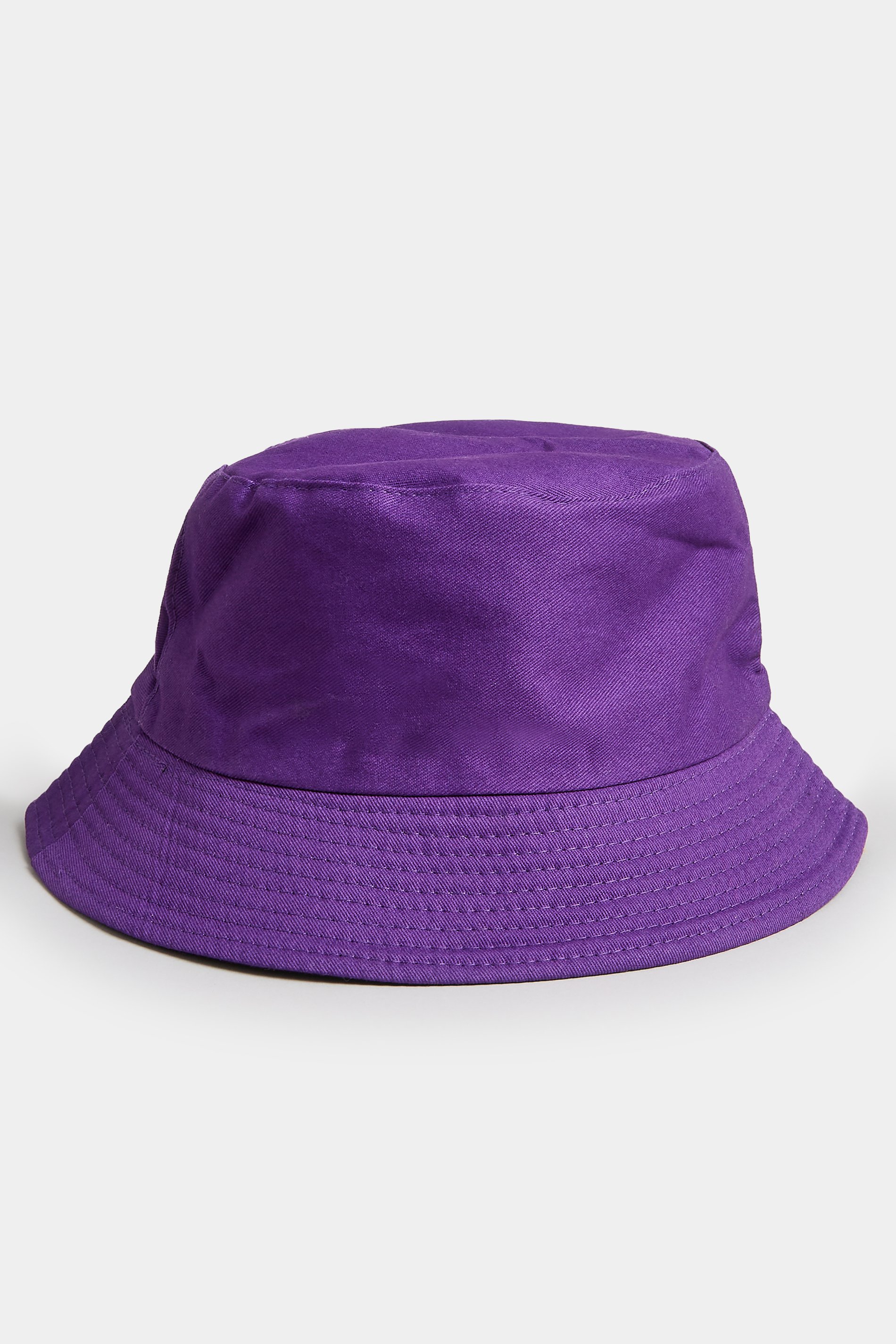 Purple Reversible Bucket Hat | Yours Clothing