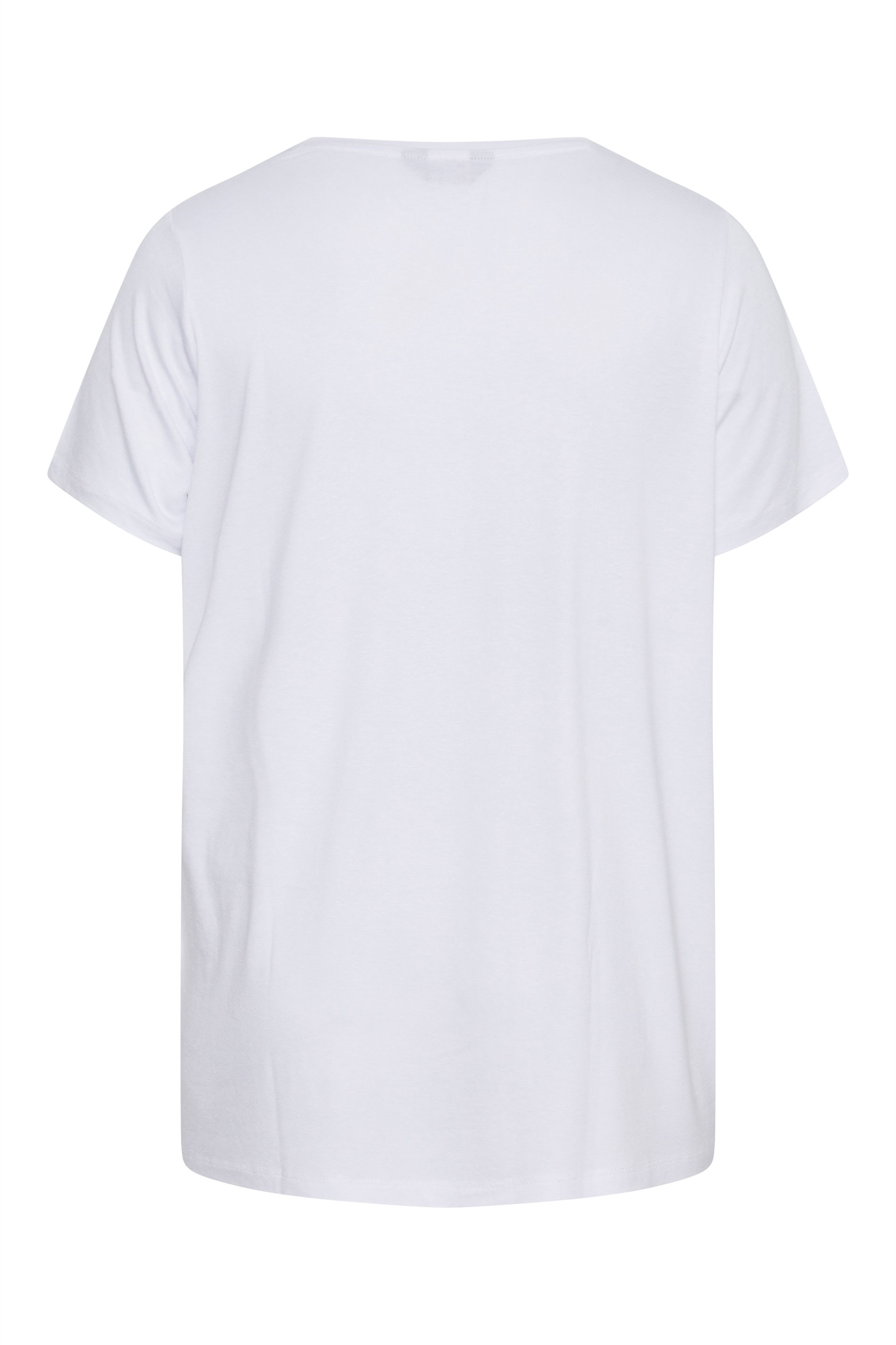 Grande taille  Tops Grande taille  Tops à Slogans | T-Shirt Blanc Papillon 'Only For You' - LQ37600
