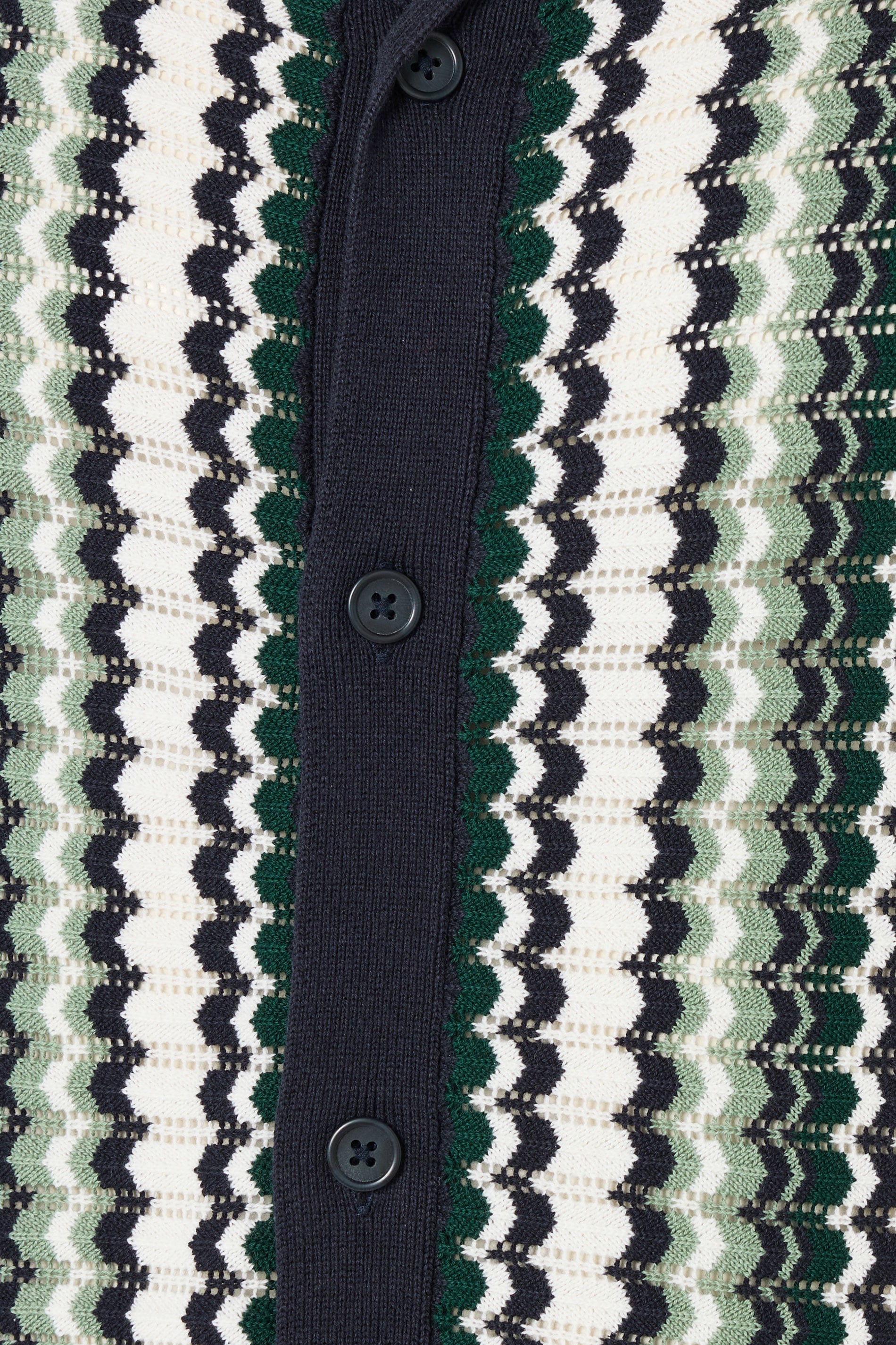 BadRhino Big & Tall Blue & Green Knitted Revere Collar Shirt | BadRhino 8