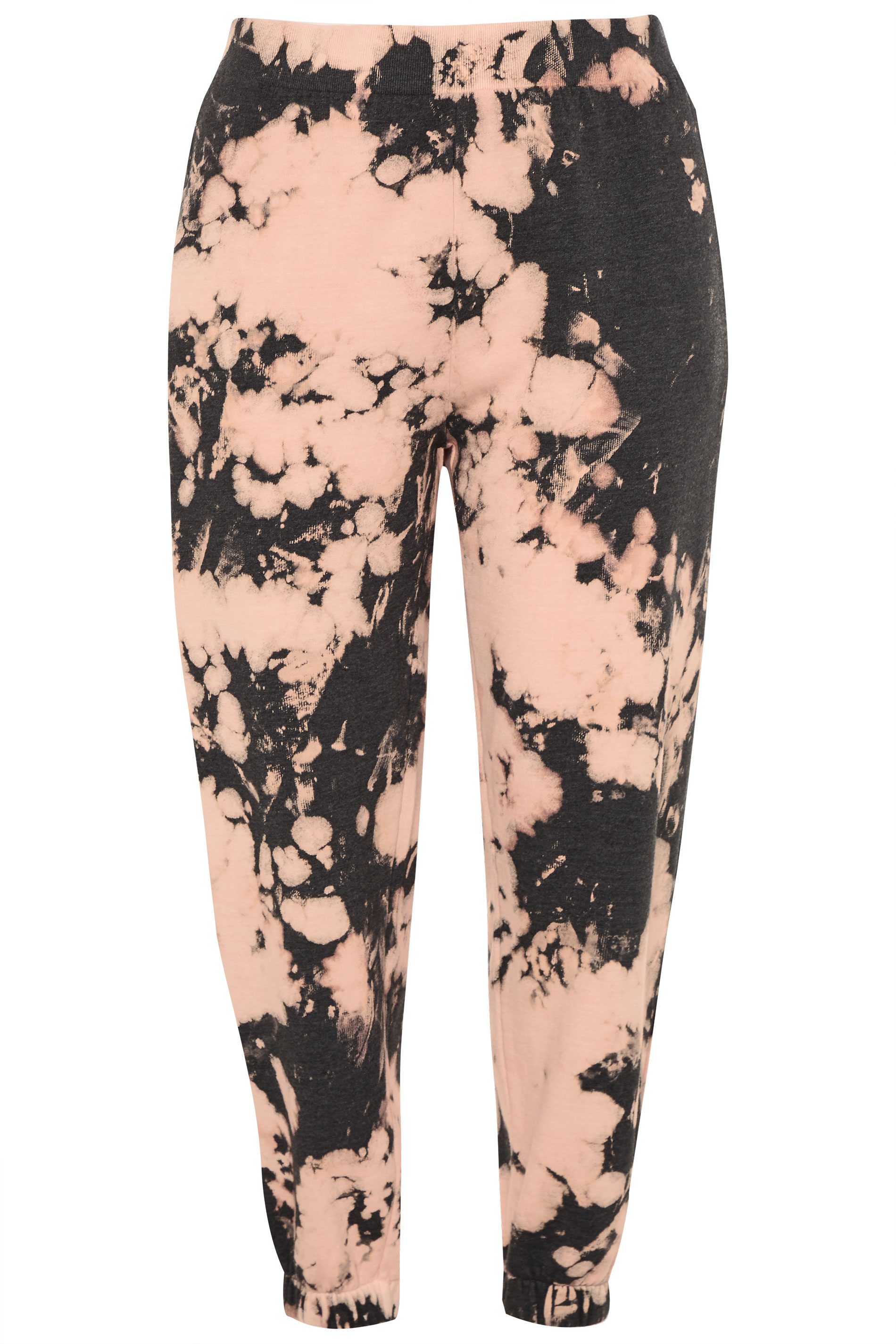Pink Tie Dye Co-ord Joggers | Yours 