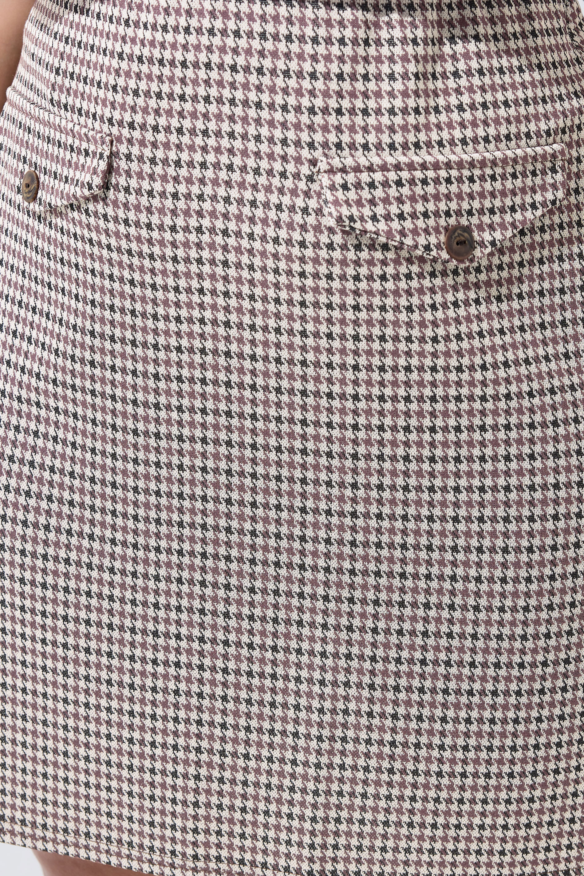 LIMITED COLLECTION Plus Size Beige Jacquard Mini Skirt | Yours Clothing 4