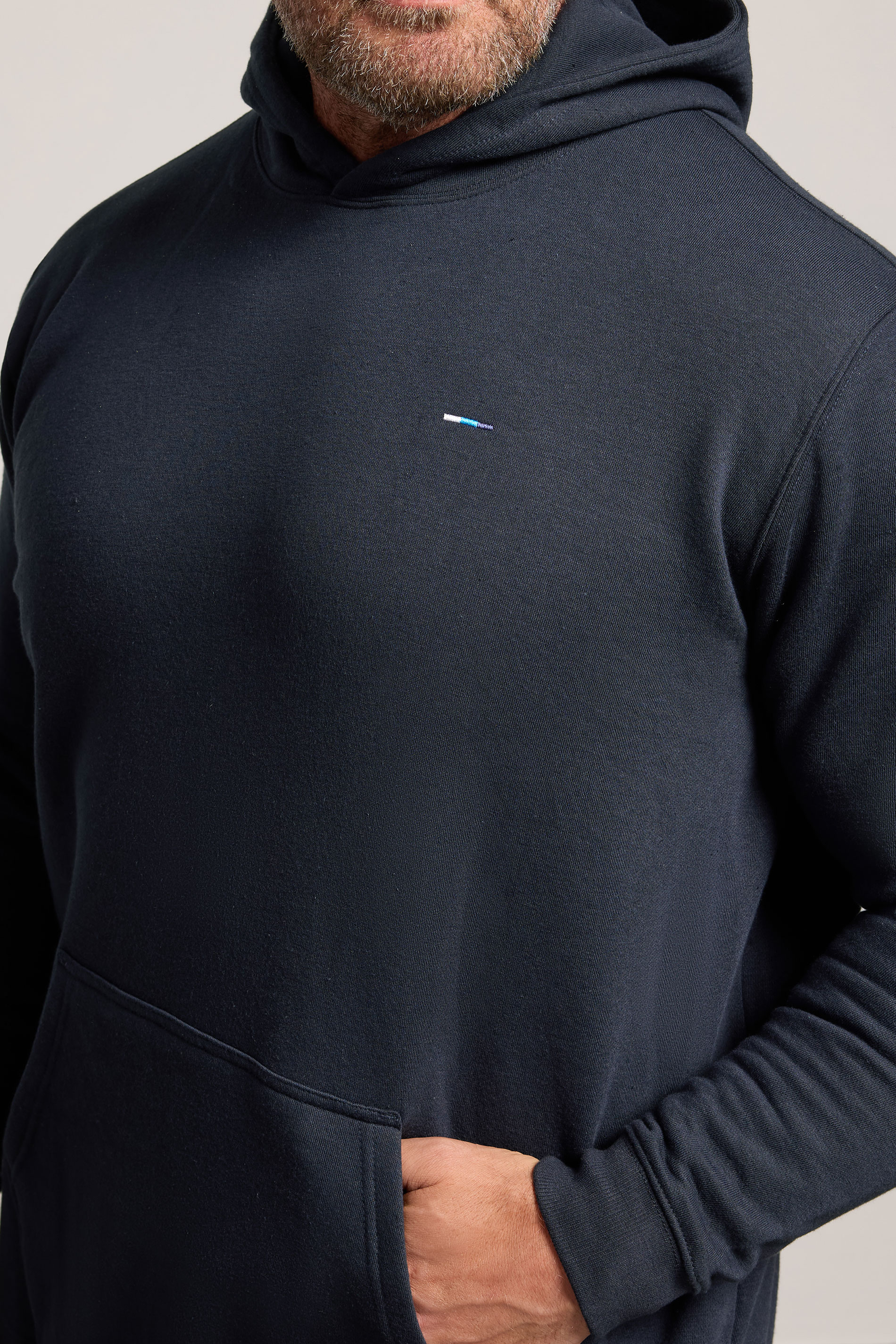 BadRhino Big & Tall Navy Blue Hoodie & Jogger Set | BadRhino 5
