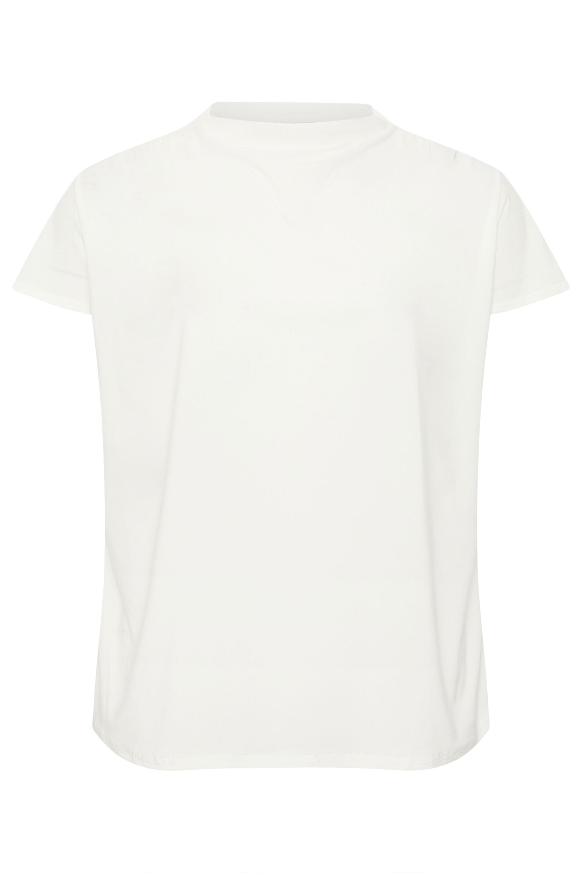 YOURS LONDON Plus Size White Pleated Shoulder Top | Yours Clothing 5