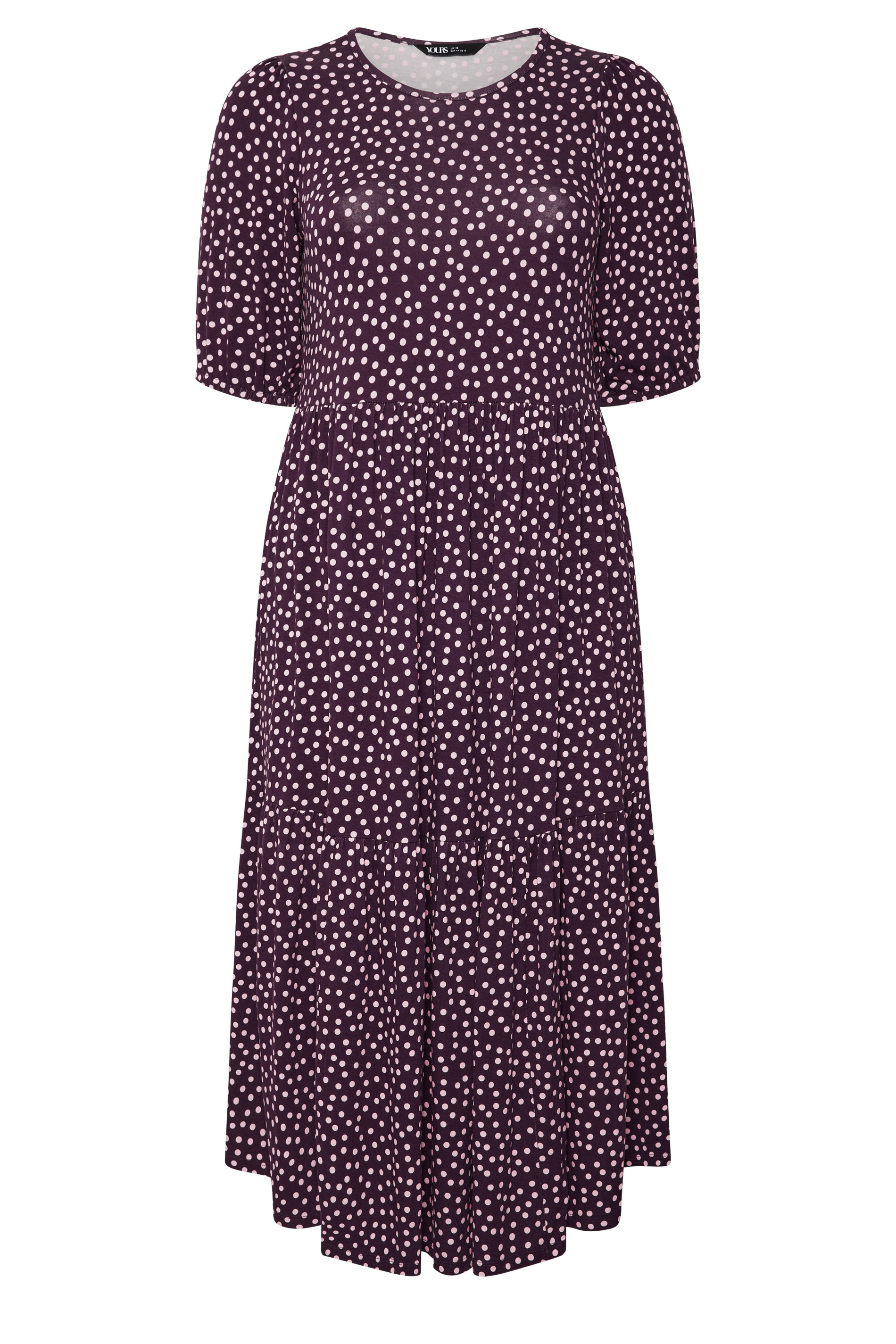 YOURS Plus Size Polka Dot Maxi Dress | Yours Clothing 5