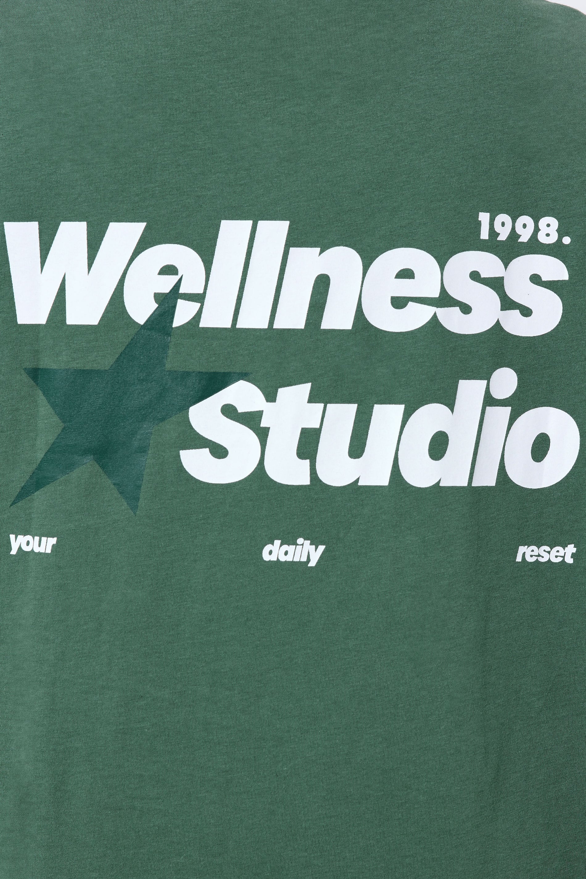 YOURS ACTIVE Plus Size Green 'Wellness Studio' T-Shirt | Yours Clothing 5