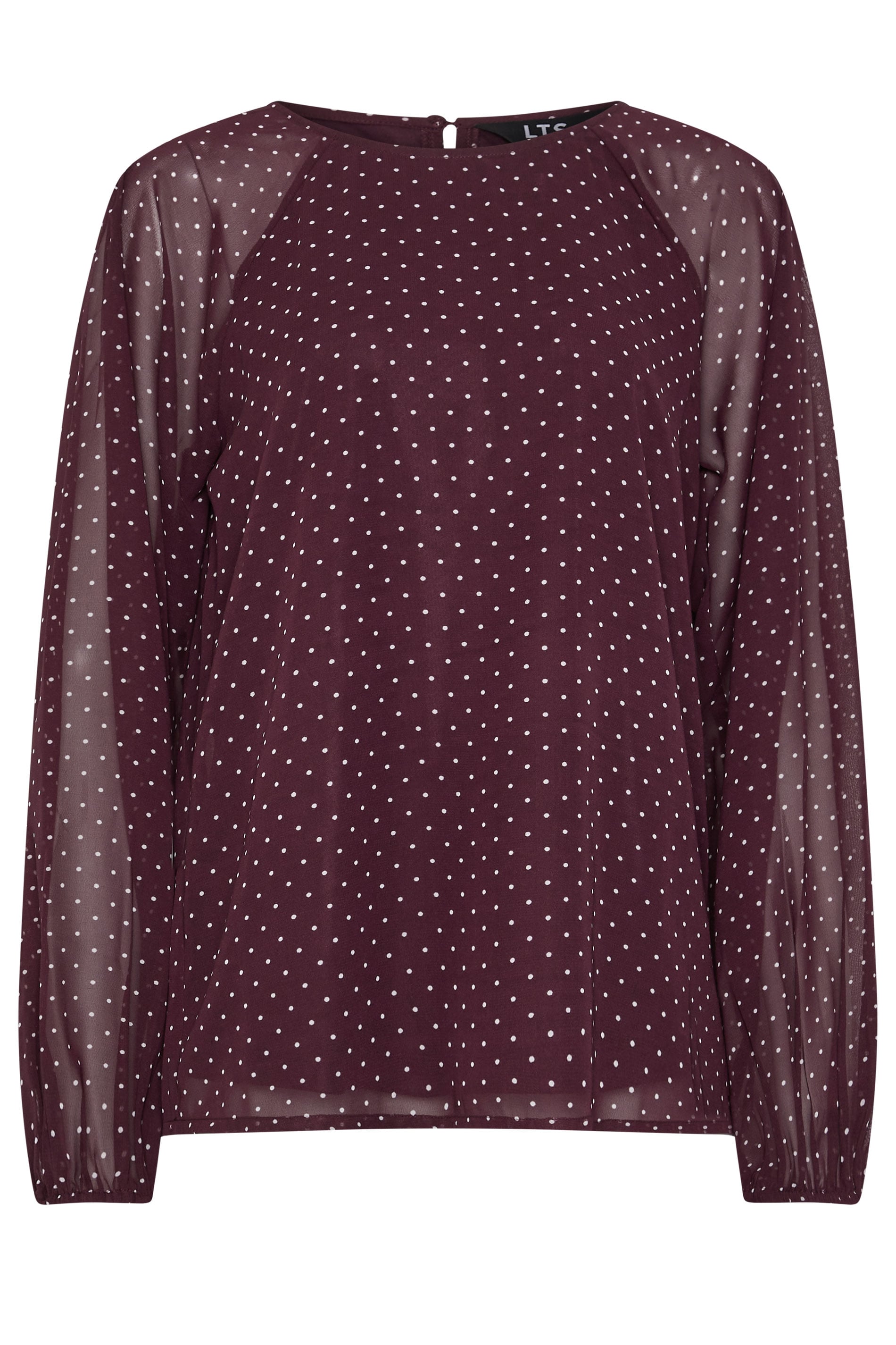 LTS Tall Women's Red Polka Dot Top | Long Tall Sally 5