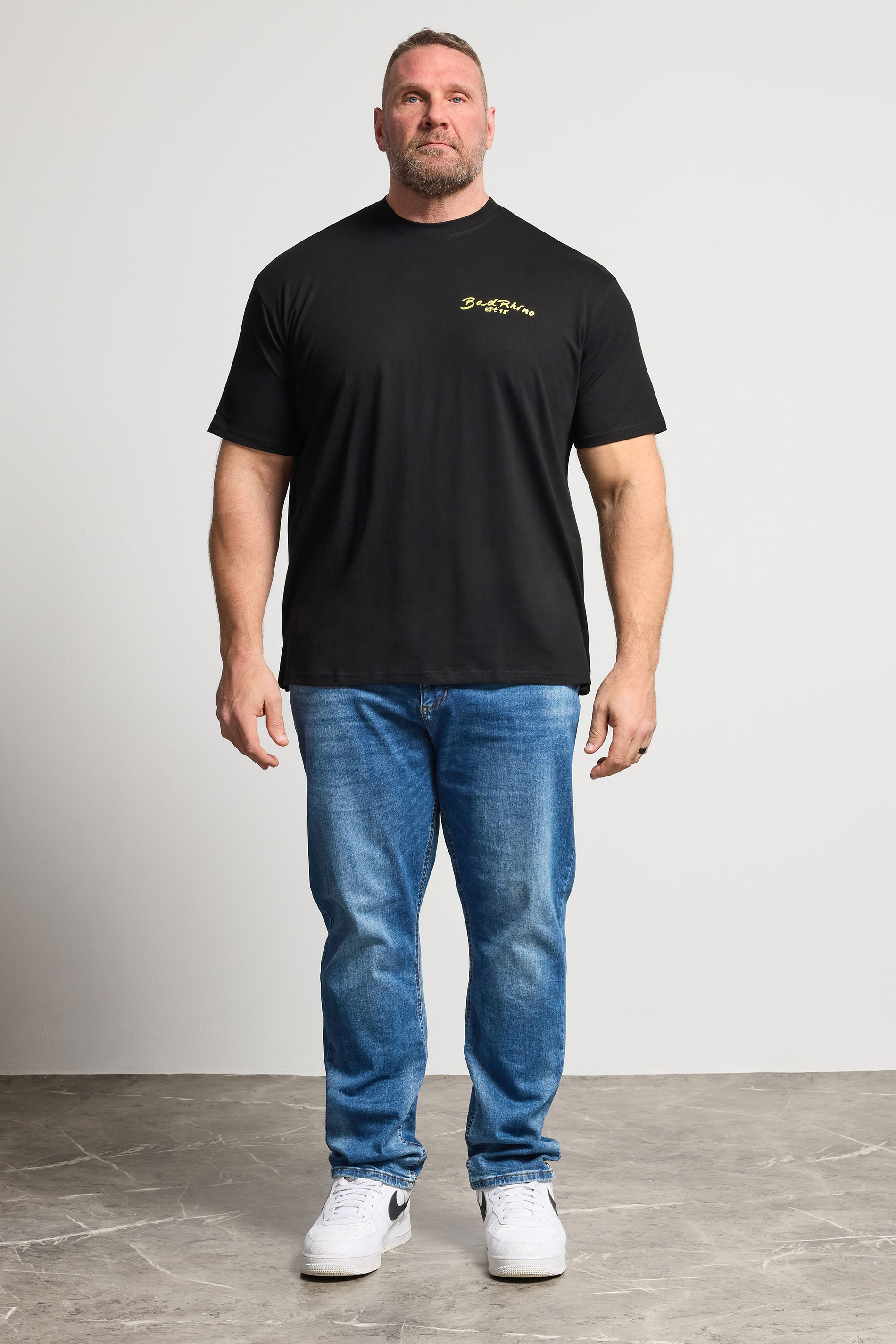 BadRhino Big & Tall Black Tiger Graphic T-Shirt | BadRhino 2