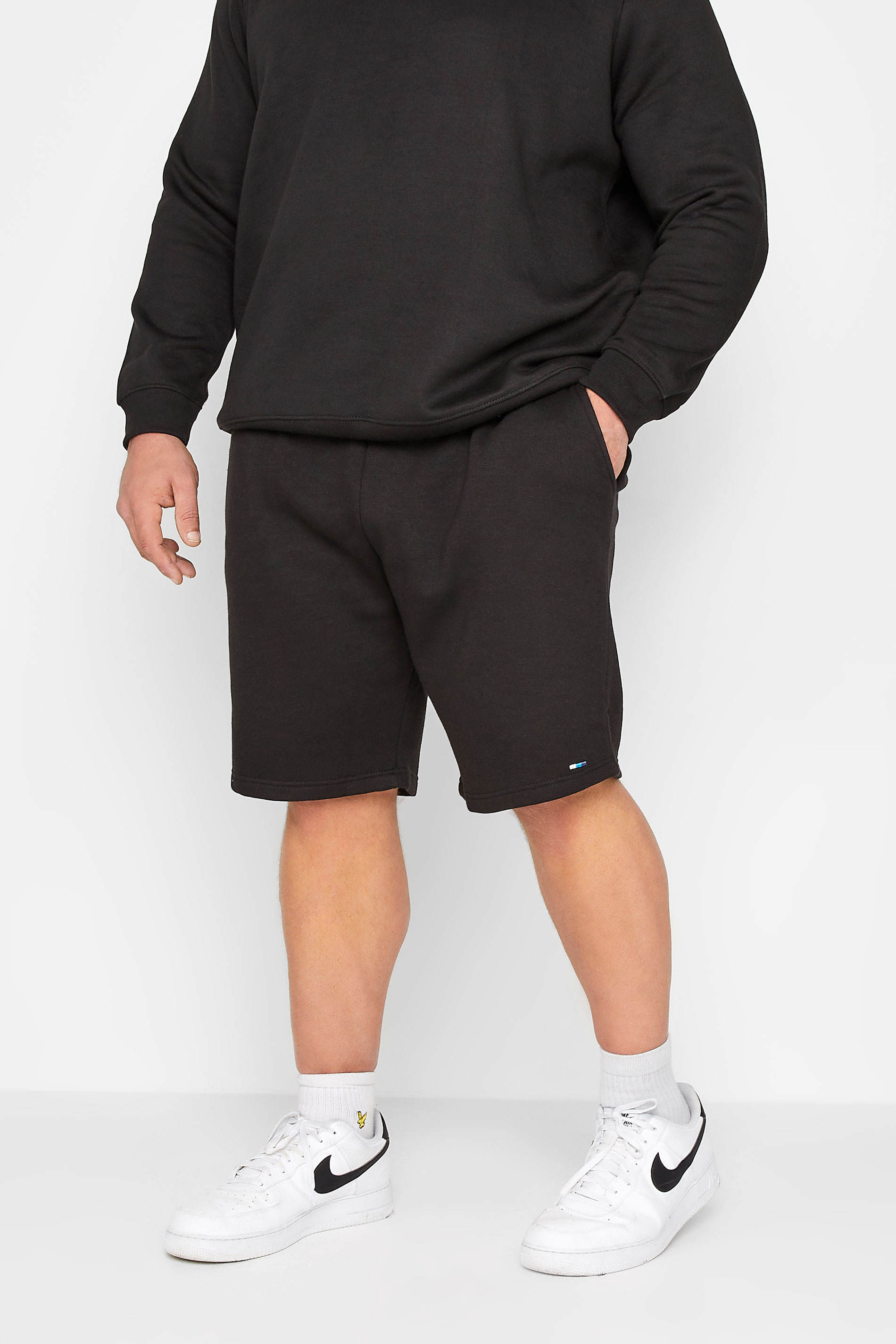 BadRhino Black Essential Jogger Shorts | BadRhino 1