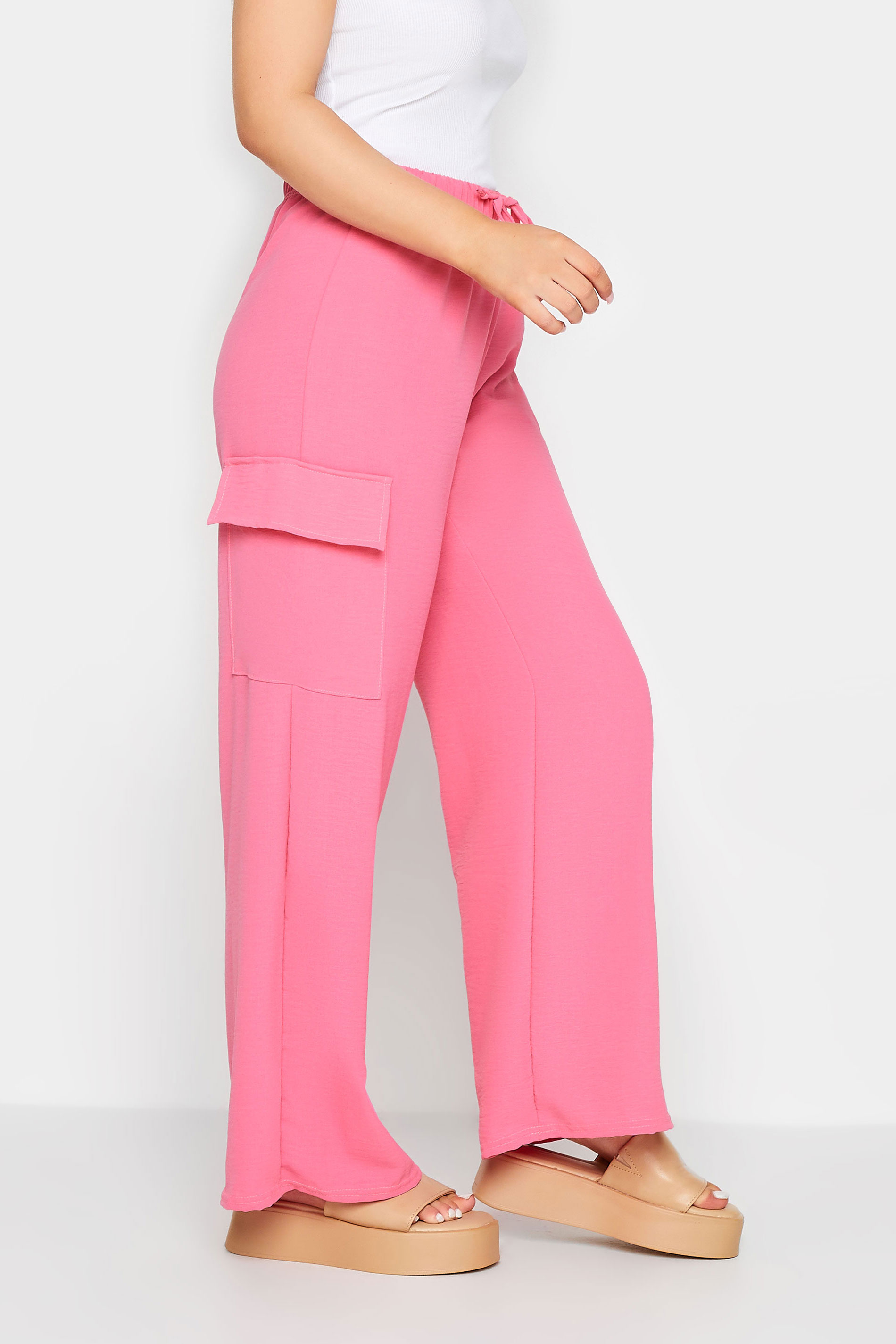 PixieGirl Hot Pink Utility Trousers | PixieGirl  1