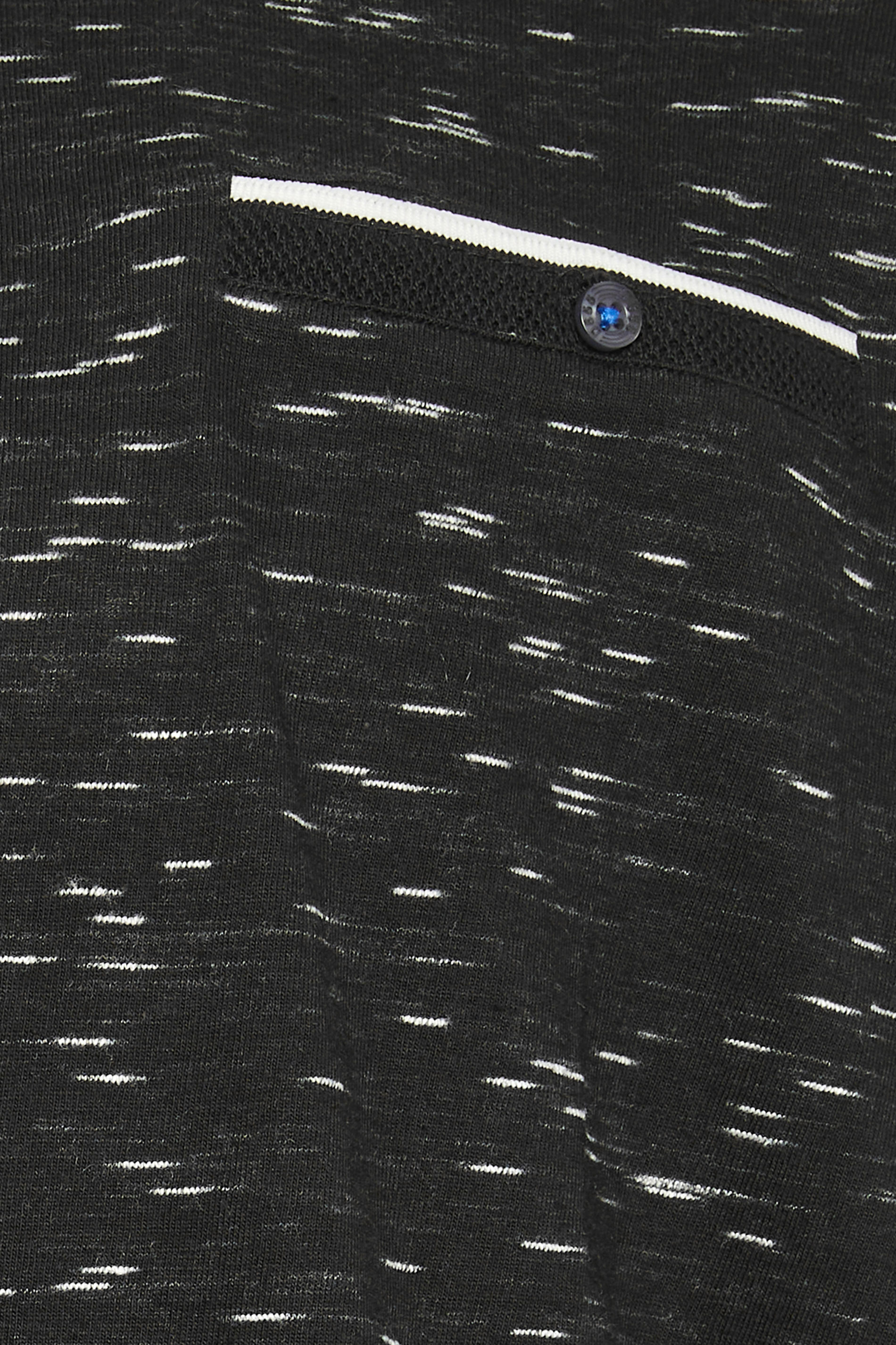 D555 Big & Tall Black Jacquard Polo Shirt | BadRhino 5