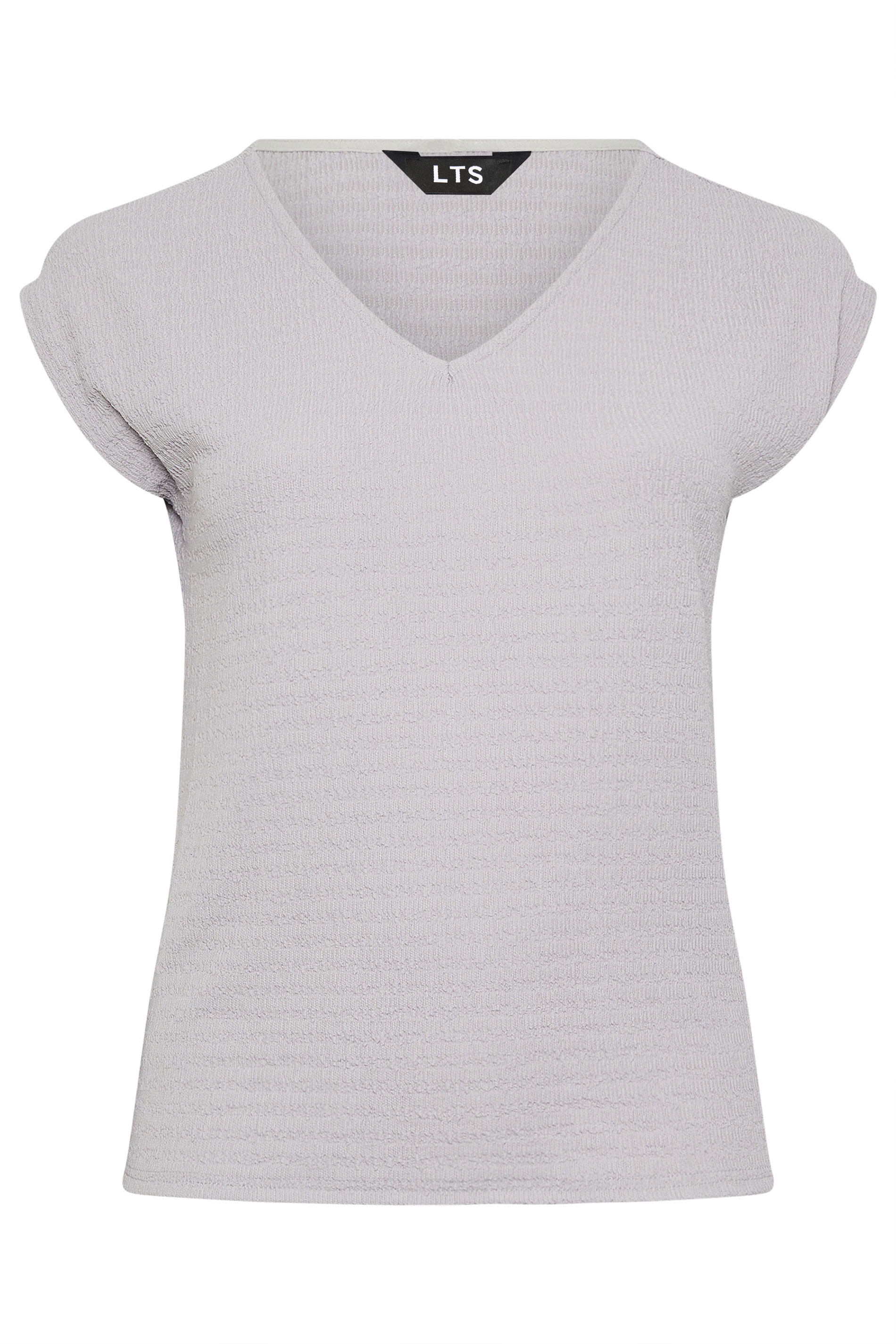 LTS Tall Women's Light Grey Textured Top | Long Tall Sally 5