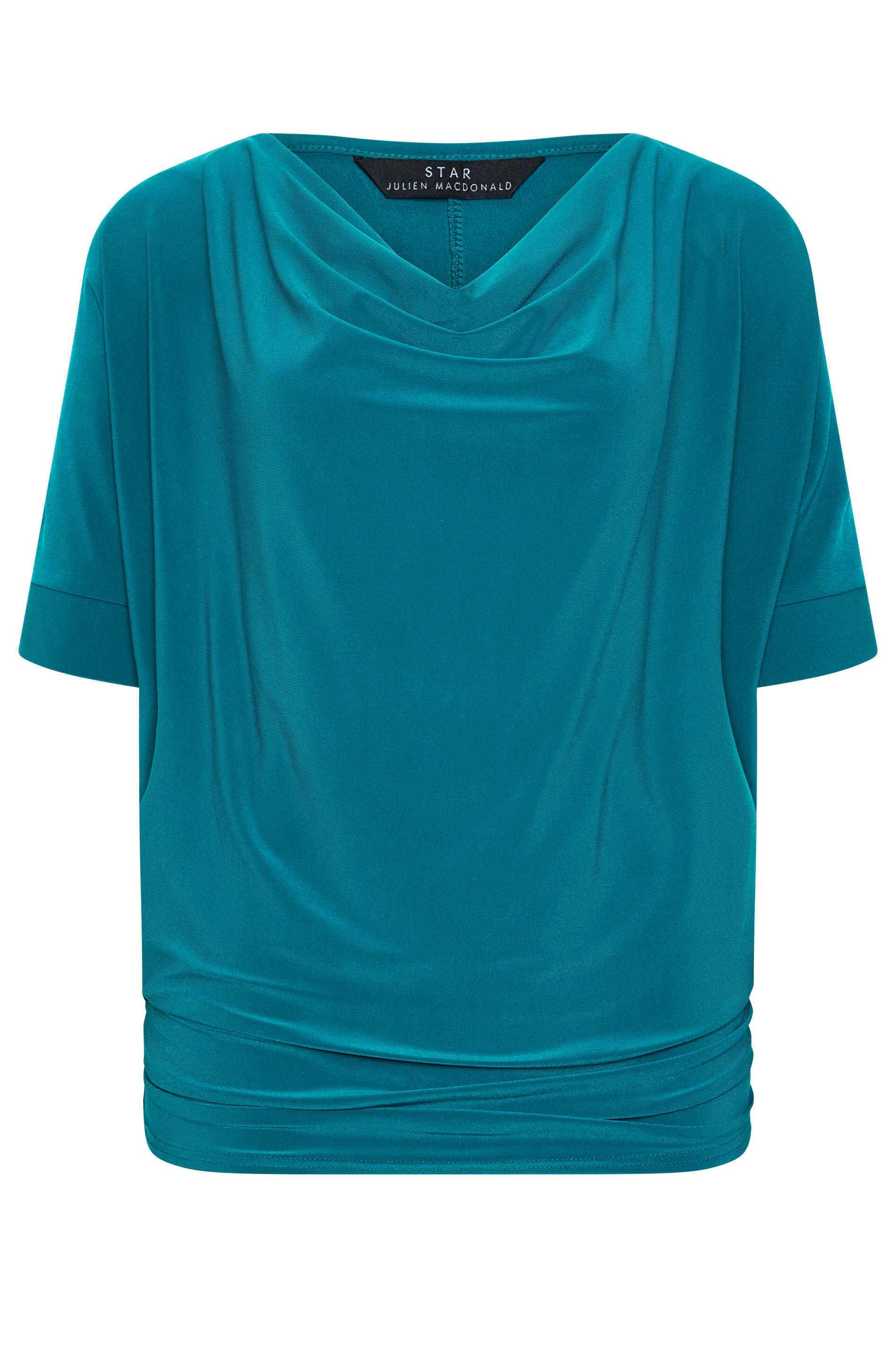 STAR Teal Green Cowl Neck Top | StarByJM 1