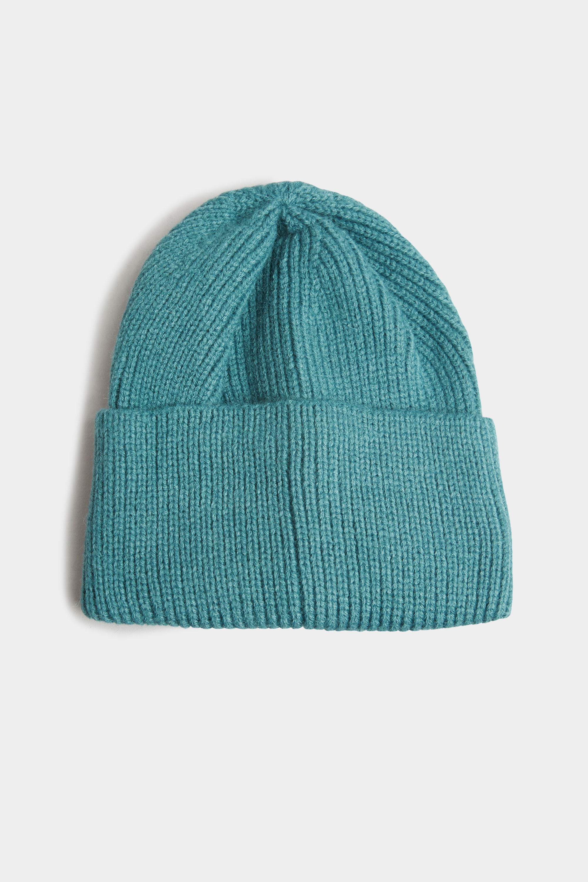 Teal Blue Knitted Soft Touch Beanie Hat_A.jpg