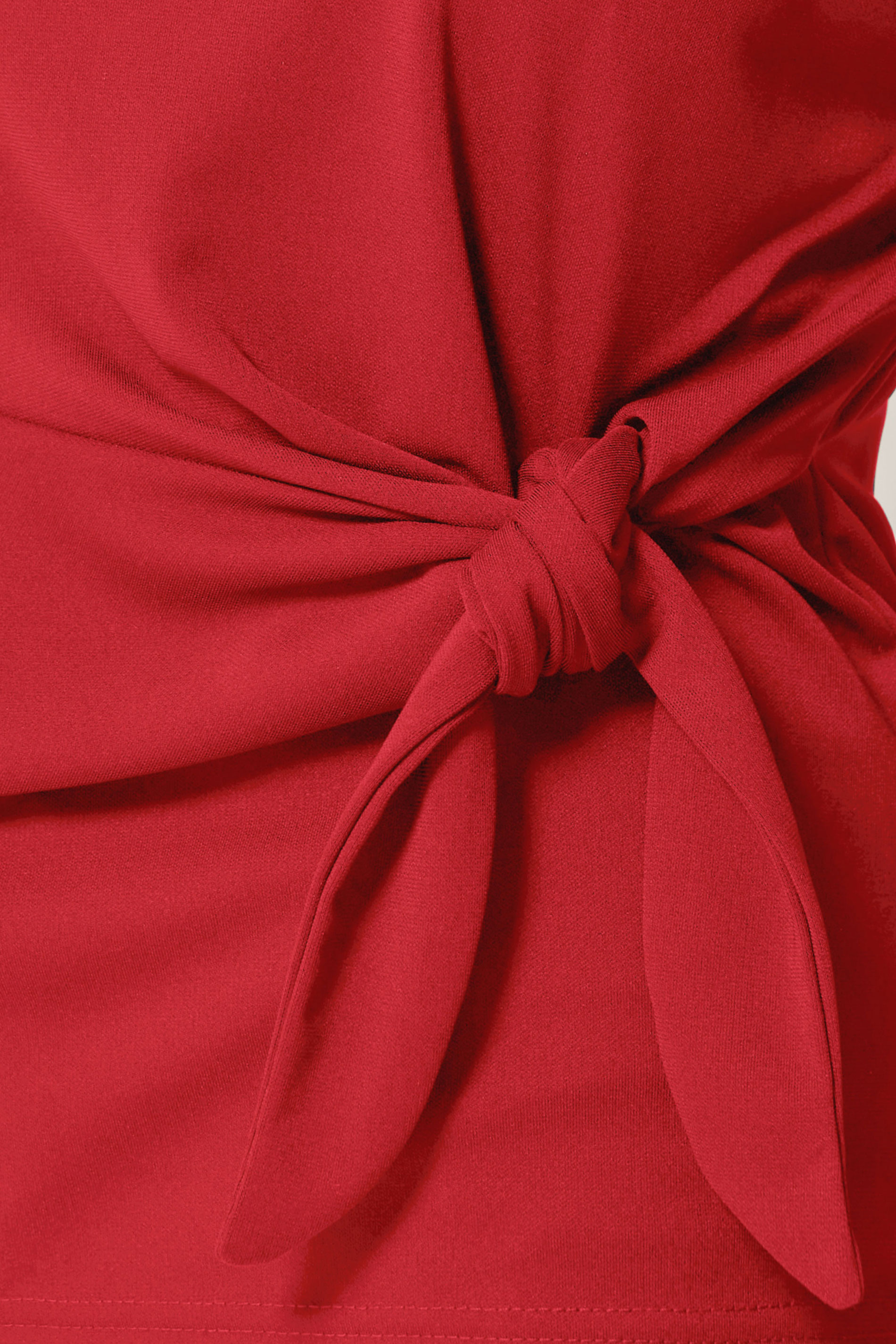 M&Co Red Tie Waist Top | M&Co 4