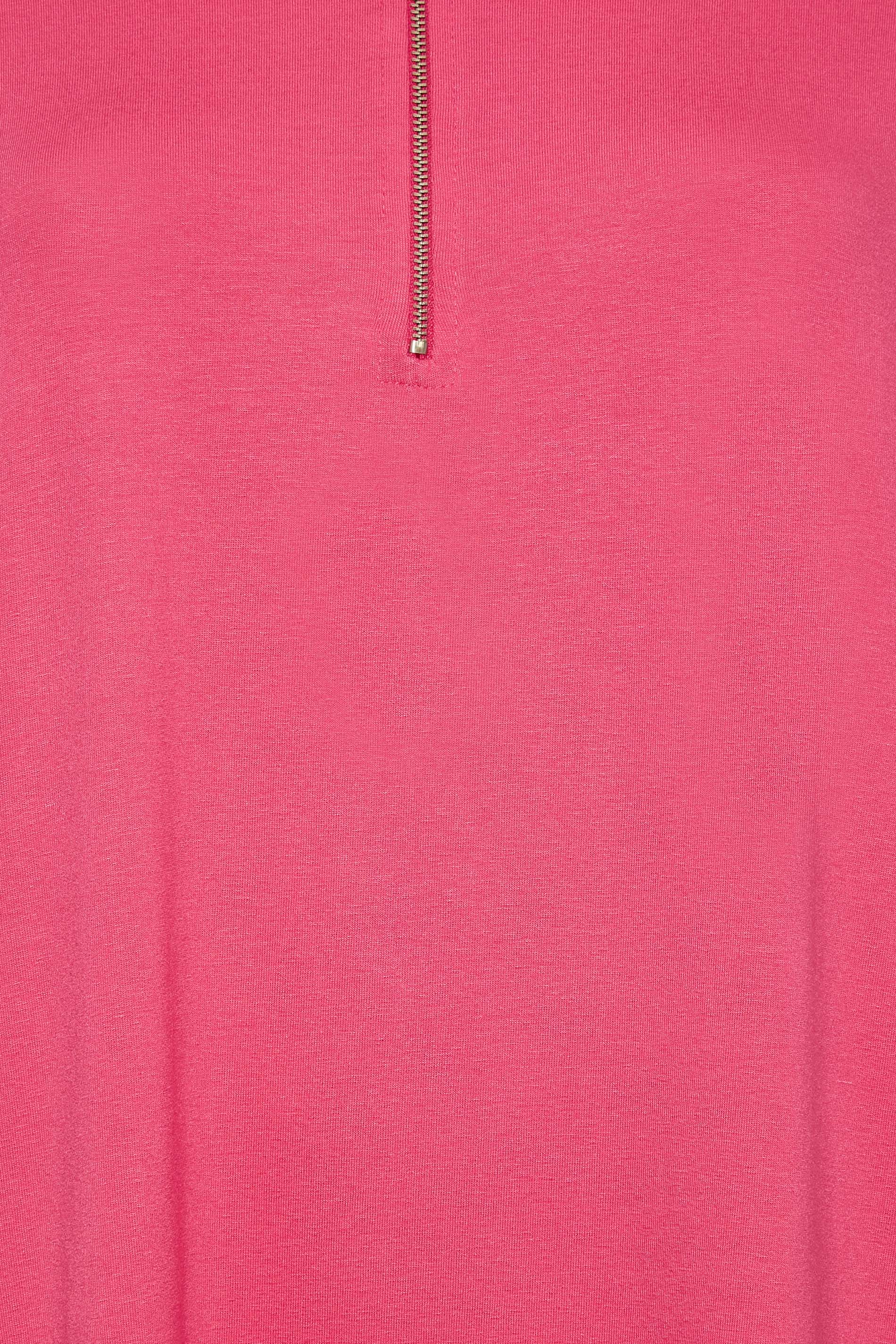 5x Plus Size Hot Pink T-Shirt