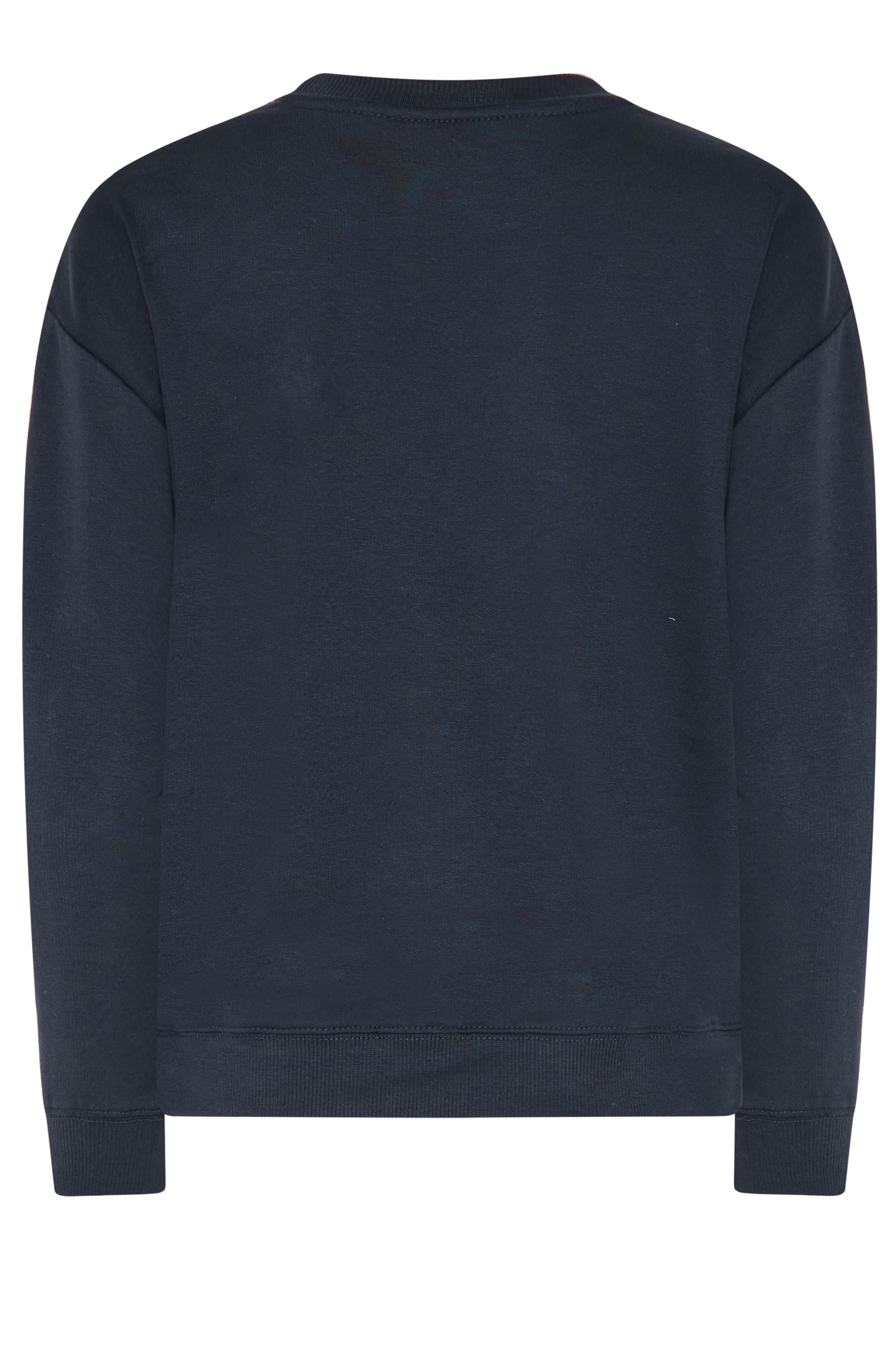 PixieGirl Petite Women’s Navy Blue Embroidered Sweatshirt | PixieGirl  2