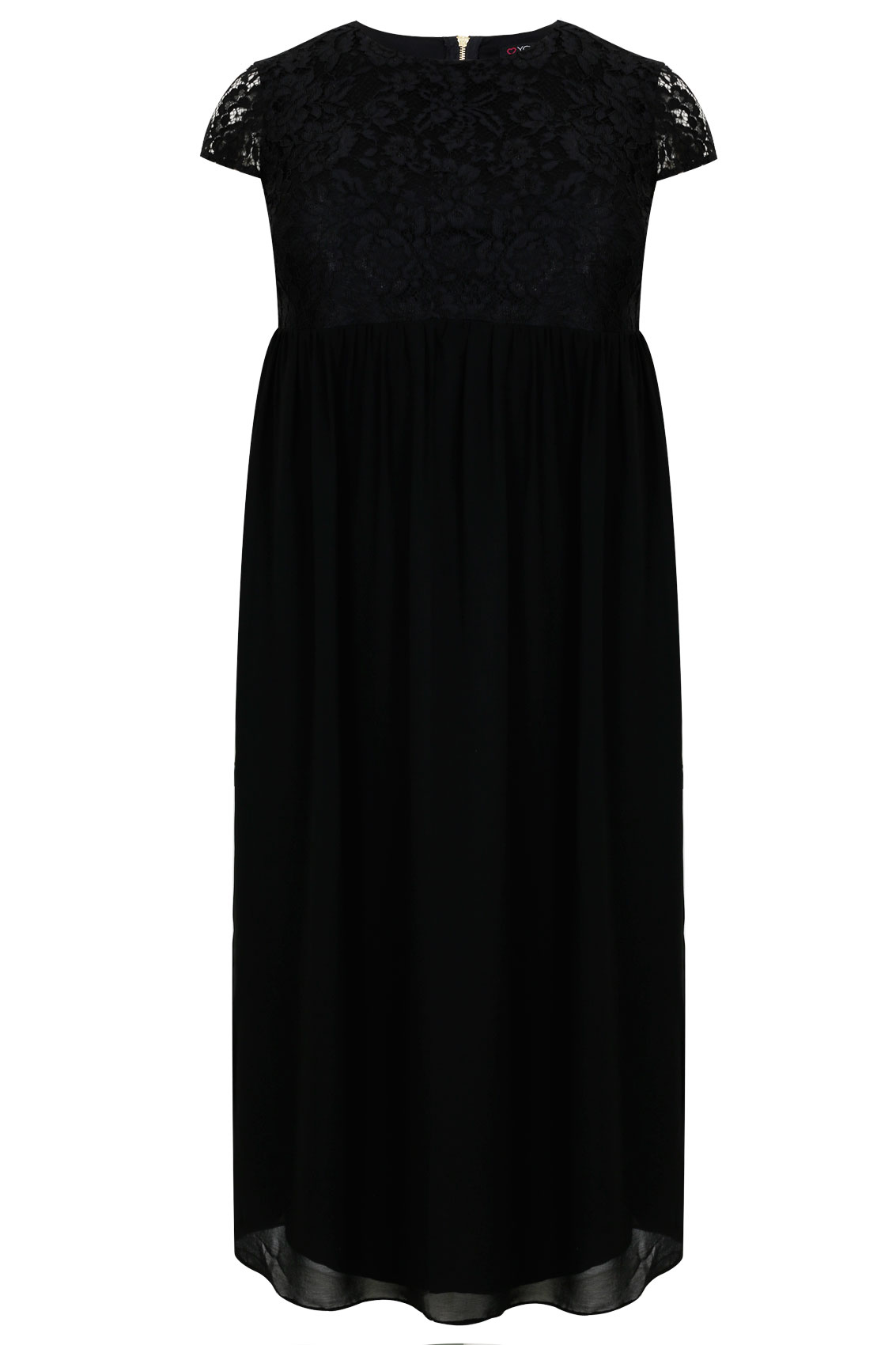 black lace maxi dress plus size