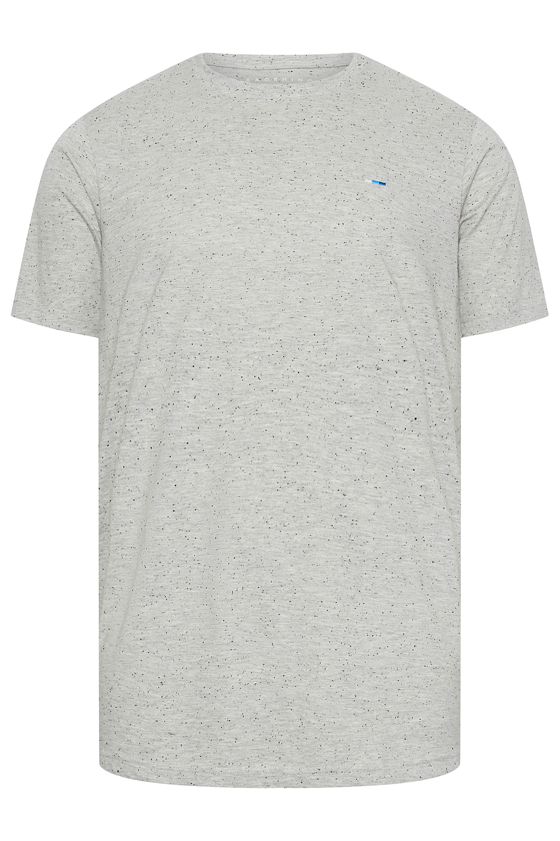 BadRhino Big & Tall Grey Neppy Marl T-Shirt| BadRhino 2