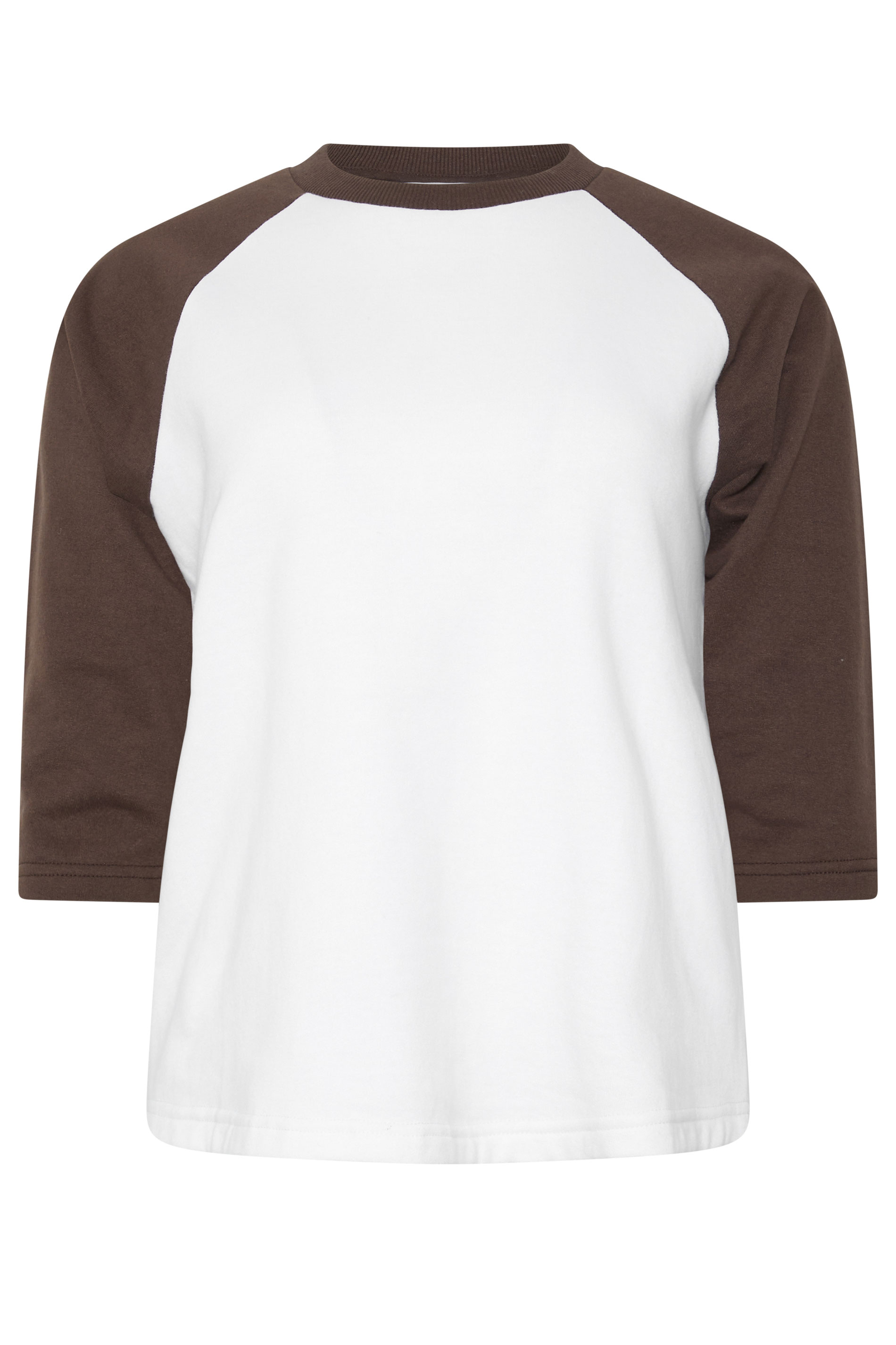 PixieGirl Petite Women's Chocolate Brown Raglan Sweatshirt | PixieGirl 1