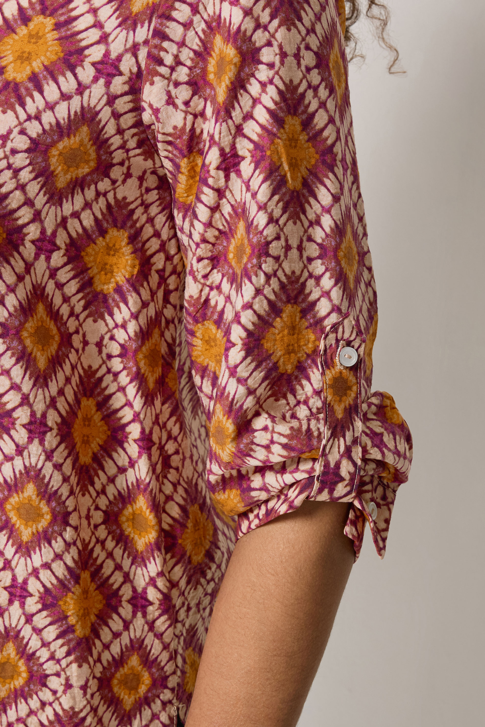 M&Co Orange Abstract Print Shirt | M&Co 4