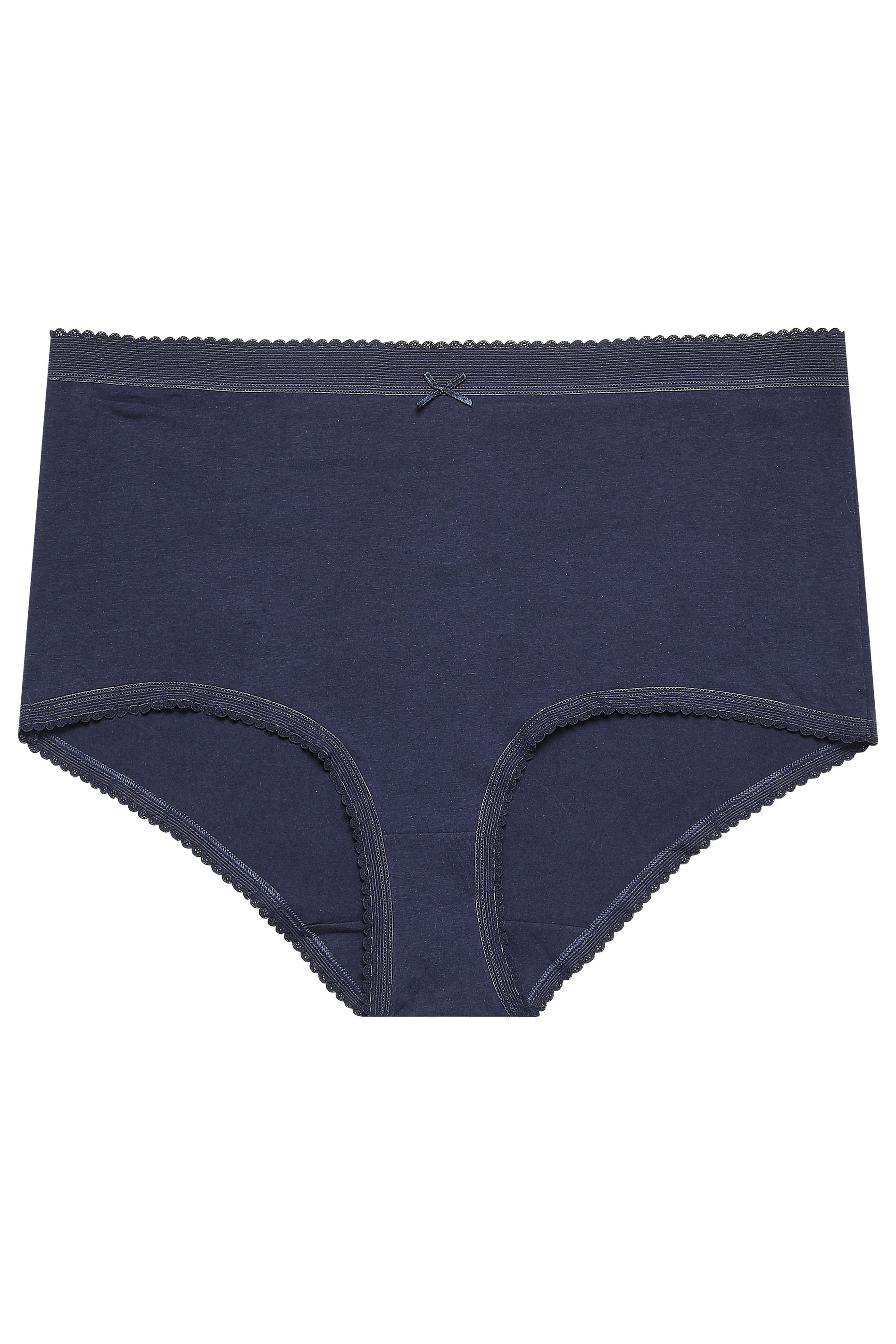 YOURSET 5 PACK Plus Size Blue Seaside Full Briefs | Yours Clothing 9
