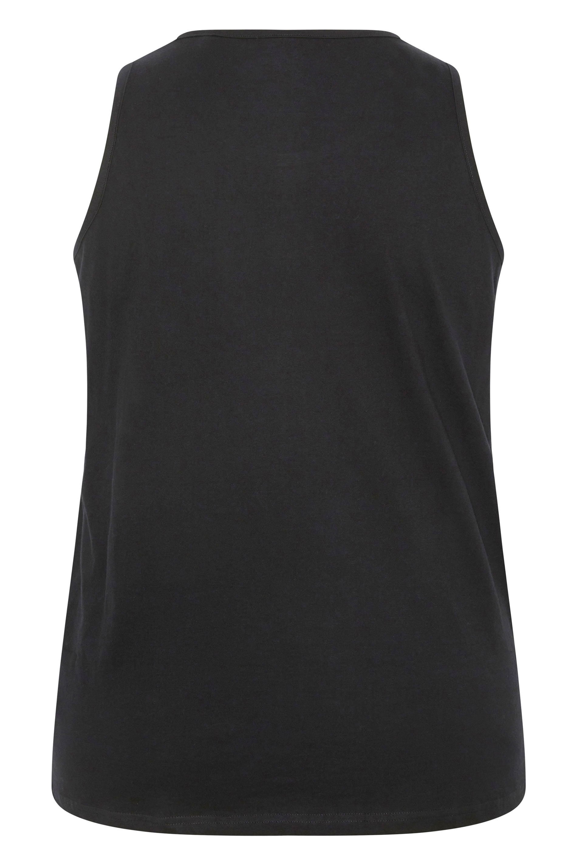 BadRhino Big & Tall 5 Pack Grey/Green/White/Navy/Black Extra Long Plain Vest Top | BadRhino 13