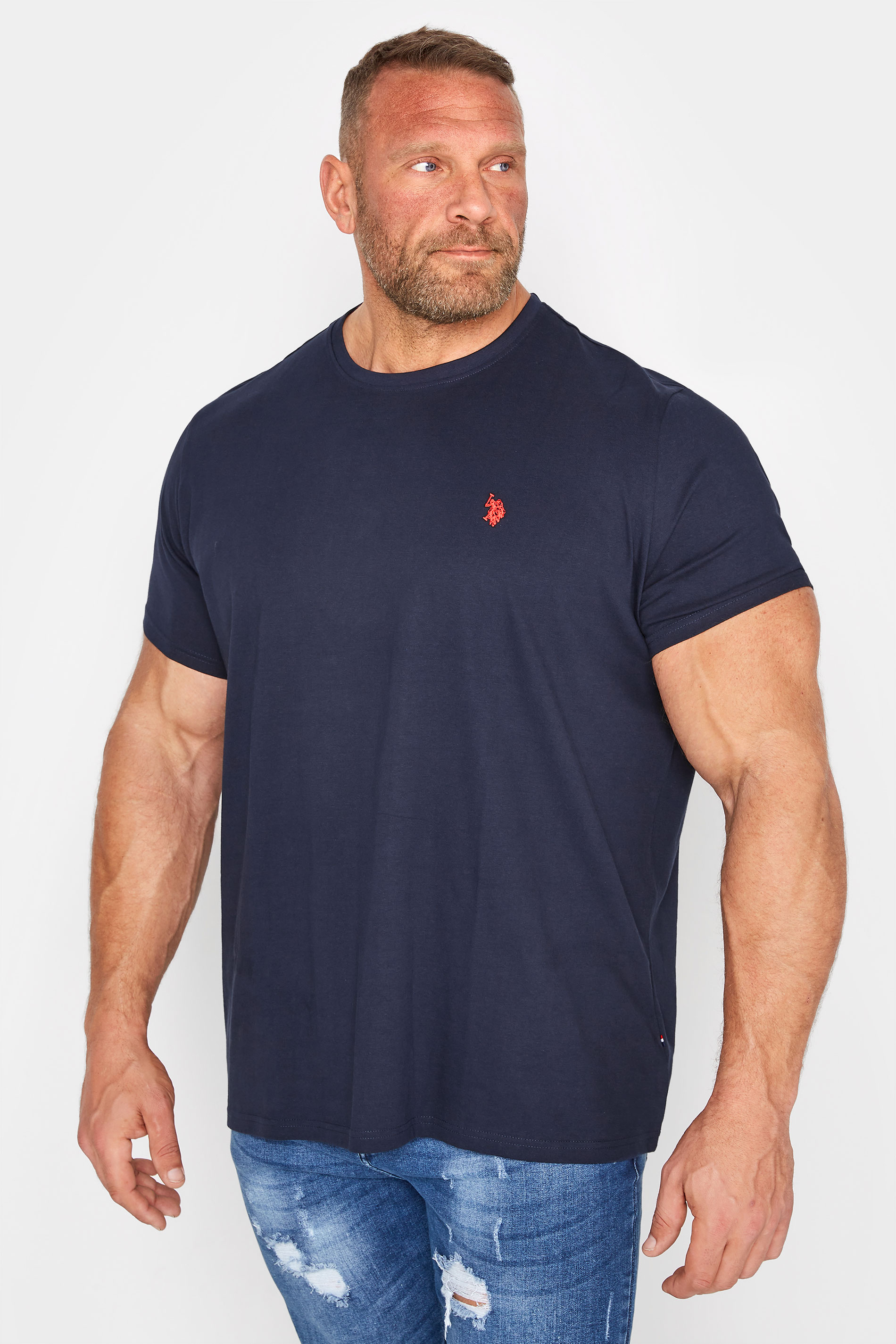 U.S. POLO ASSN. Big & Tall Navy Blue Core T-Shirt 1