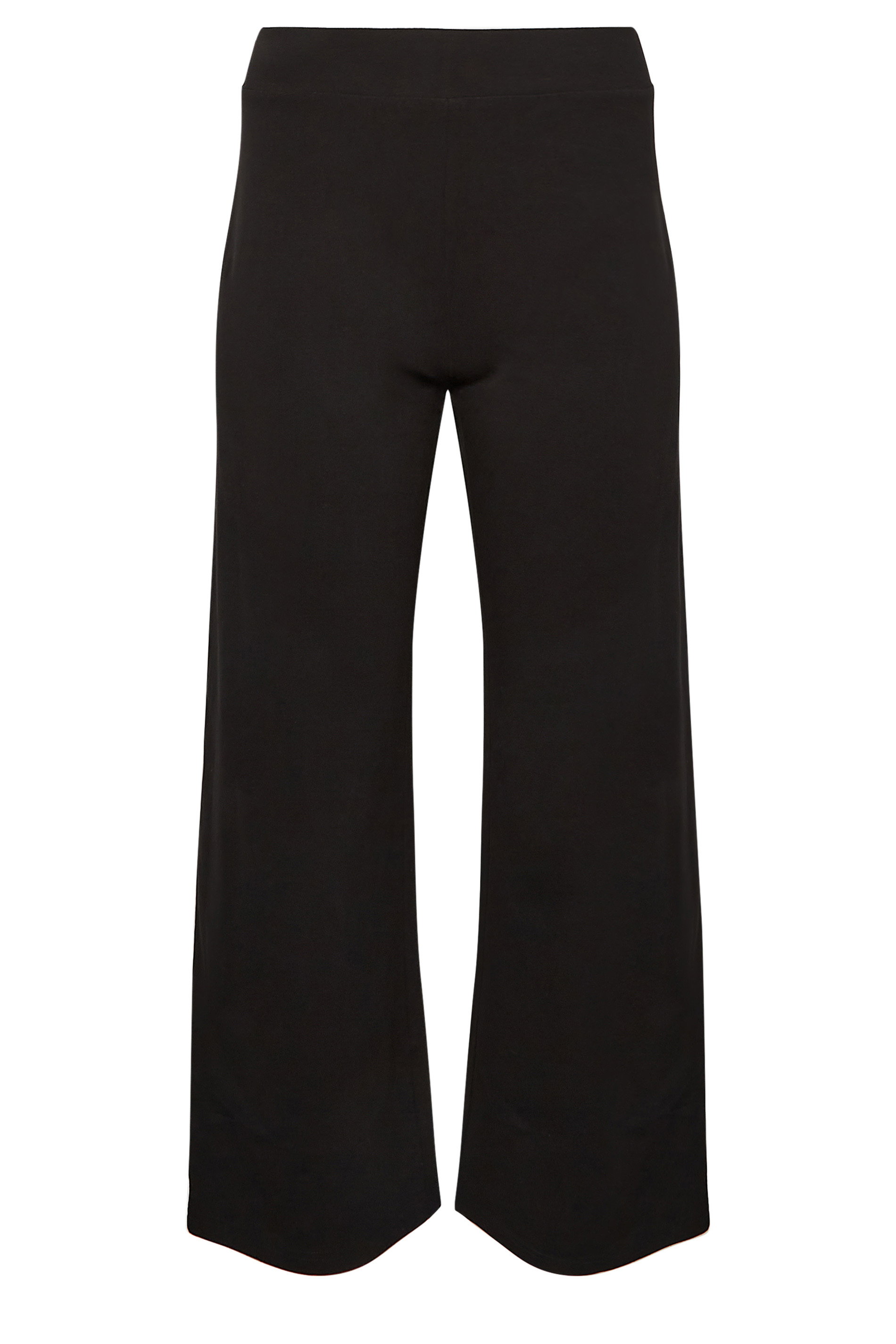 PixieGirl Petite Women's Black Cotton Wide Leg Yoga Pants | PixieGirl  6