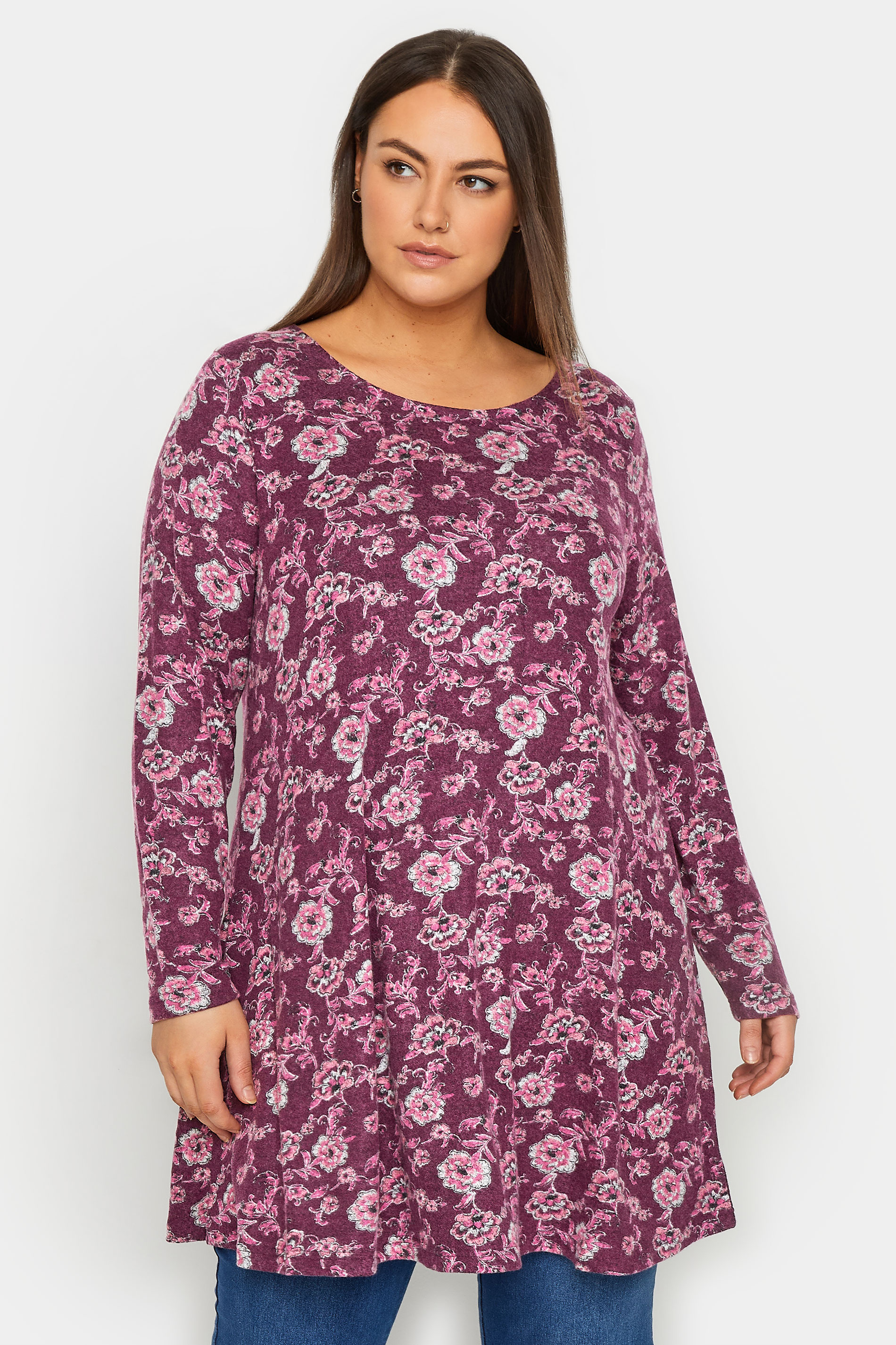 Floral Red Tunic 1