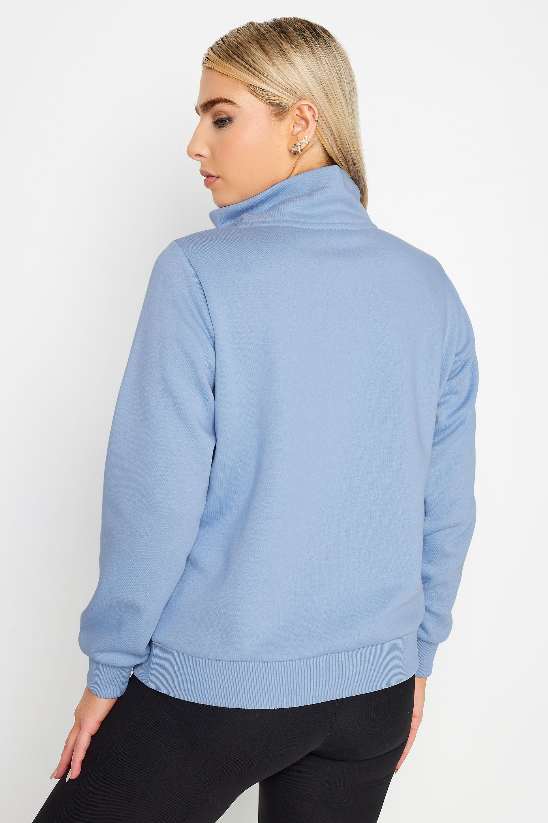 M&Co Blue Half Zip Sweatshirt | M&Co 3