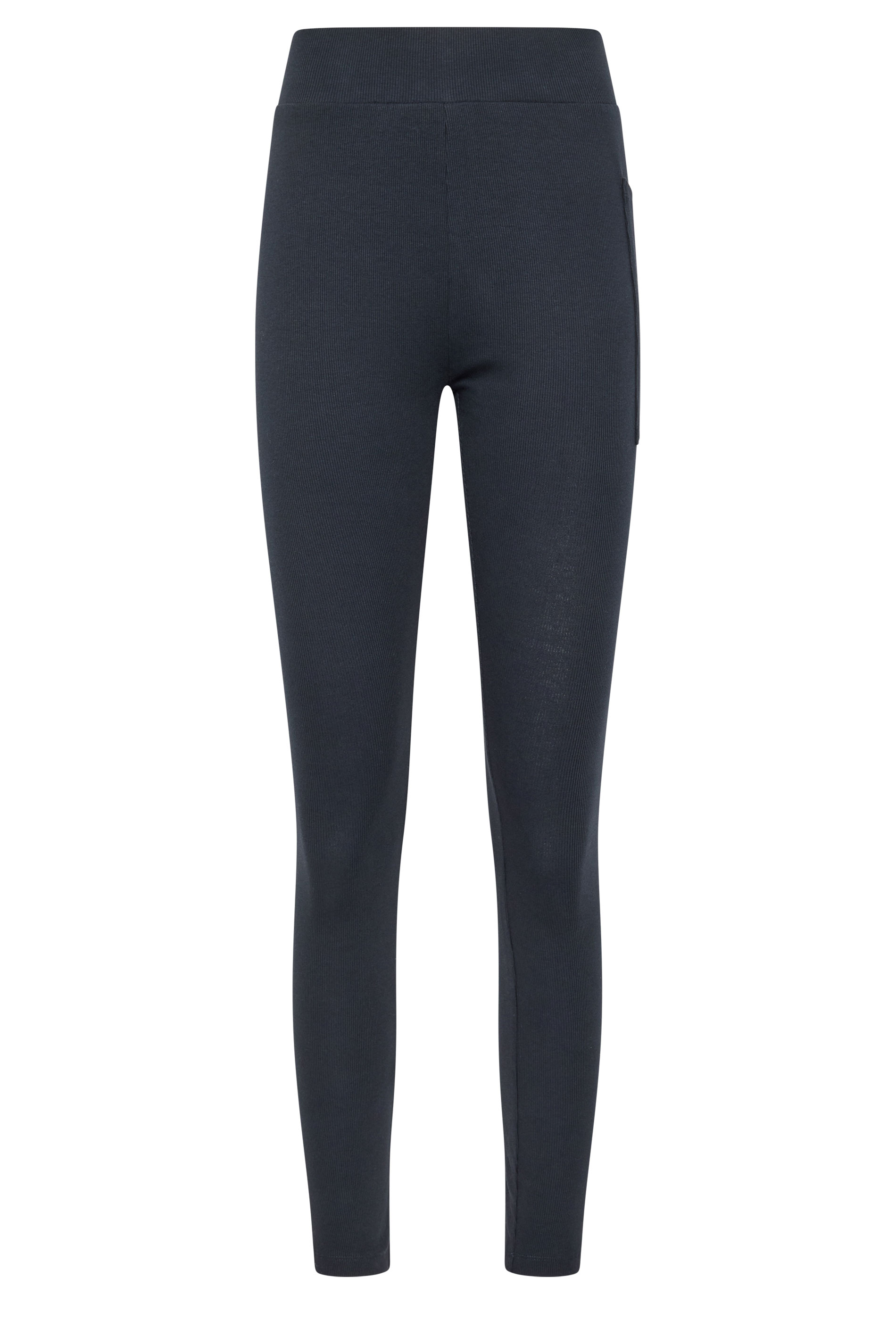 LTS Tall Women's Navy Blue Ribbed Pocket Leggings | Long Tall Sally 1