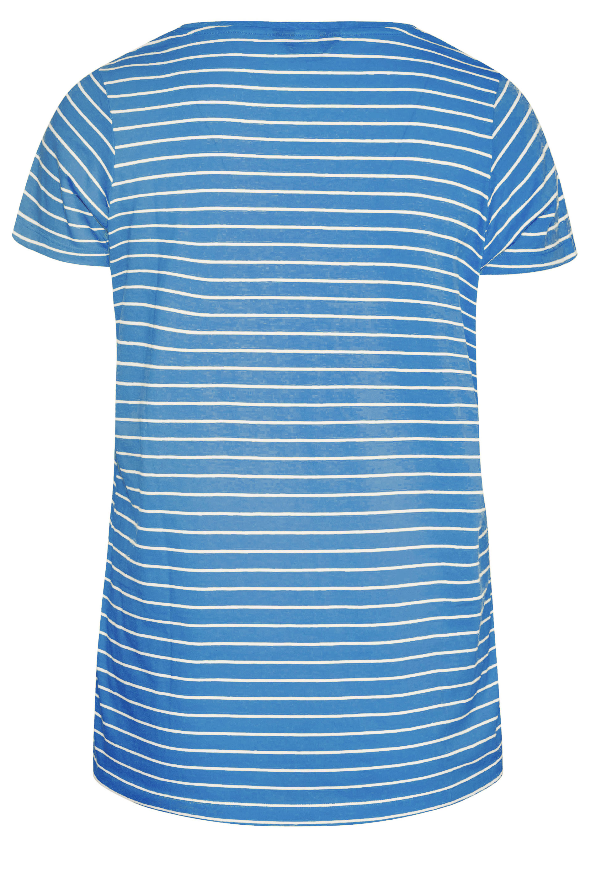 Grande taille  Tops Grande taille  T-Shirts | T-Shirt Bleu Fines Rayures - TT60850