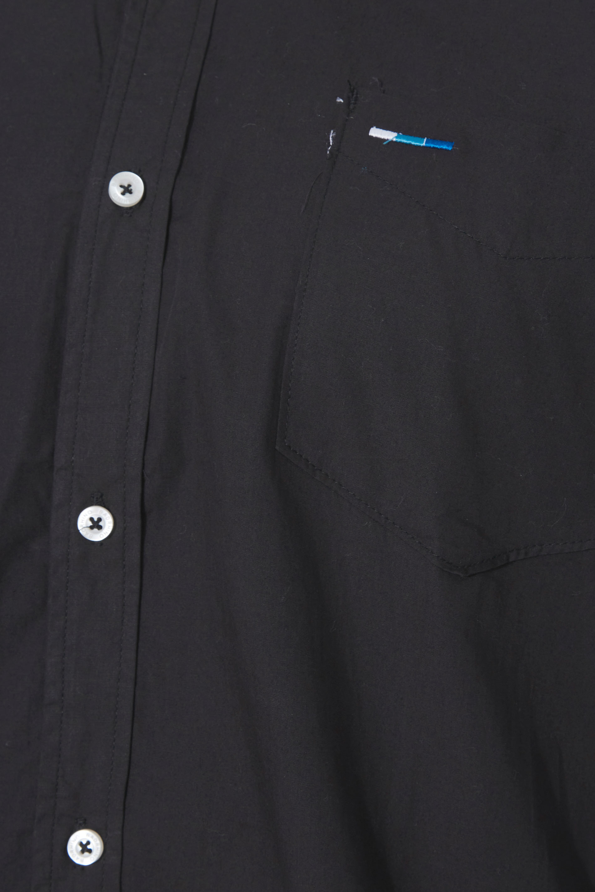 BadRhino Big & Tall Black Logo Poplin Long Sleeve Shirt | BadRhino 2