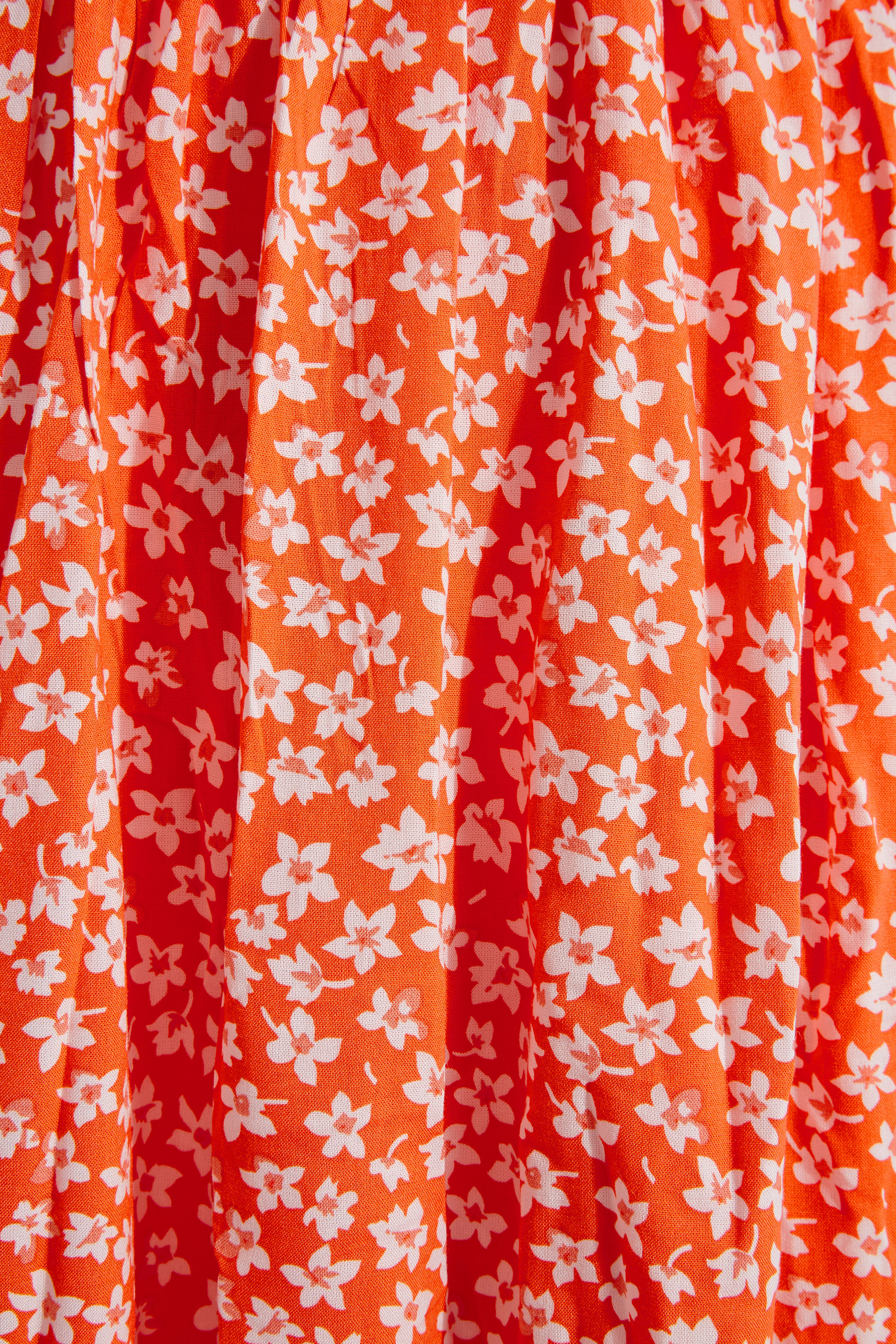 Robes Grande Taille Grande taille  Robes Portefeuilles | LIMITED COLLECTION - Robe Orange Style Cache-Coeur en Volanté - KA67756