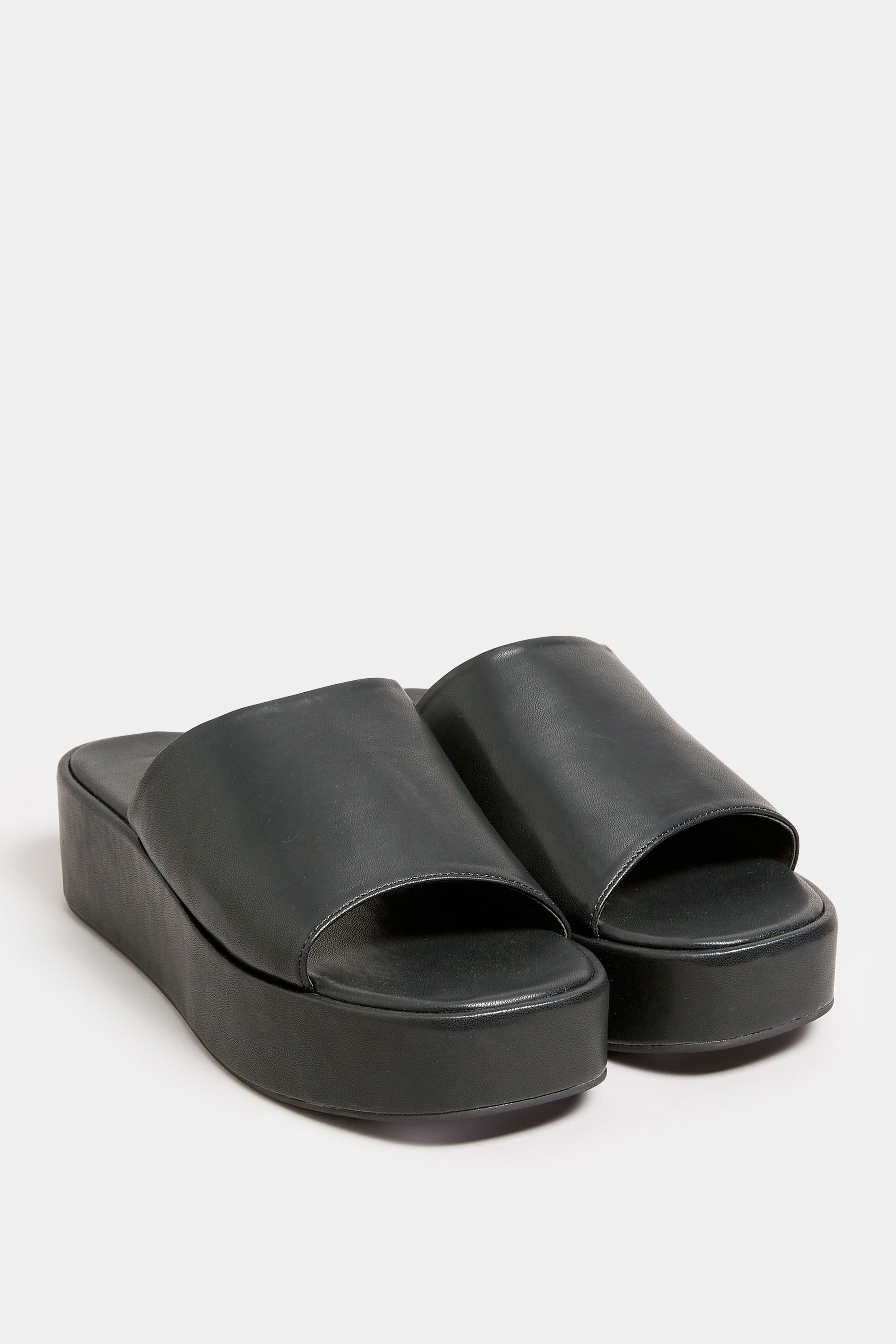 Ava & Ever - Black Platform Sandals on Designer Wardrobe-sgquangbinhtourist.com.vn