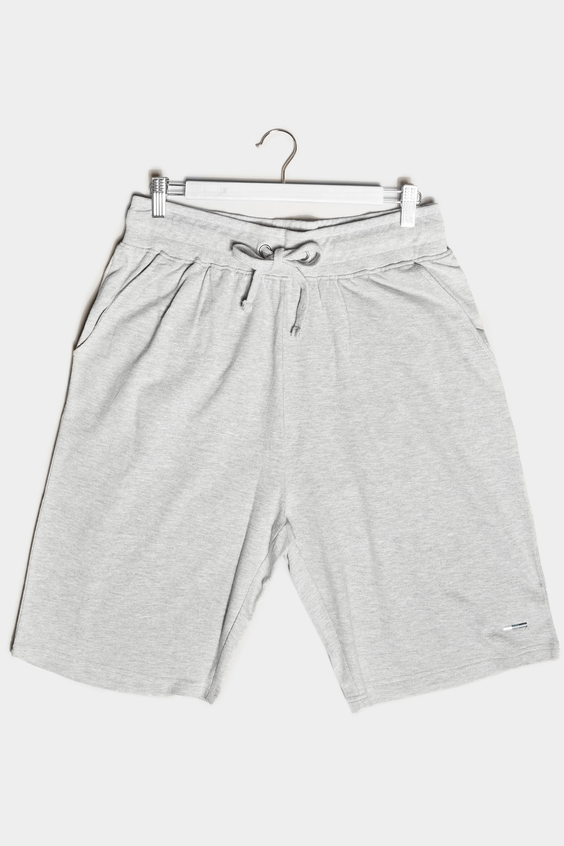 BadRhino Grey Marl Essential Jogger Shorts | BadRhino